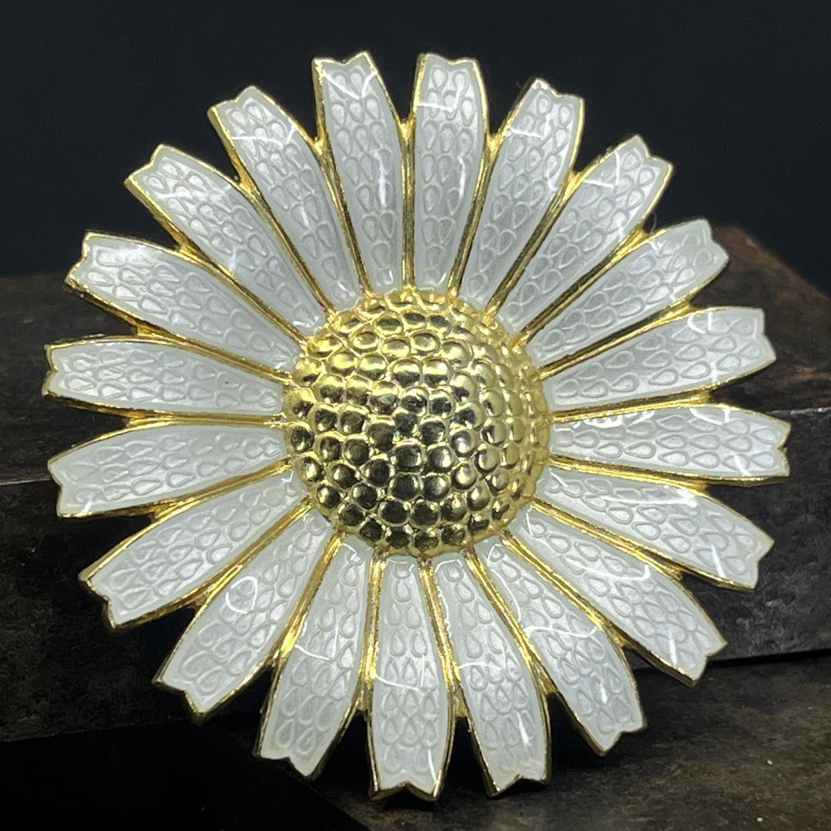 Anton Michelsen marguerite broche - 4,2 cm.