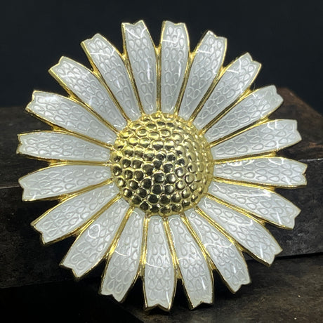 Anton Michelsen marguerite broche - 4,2 cm.