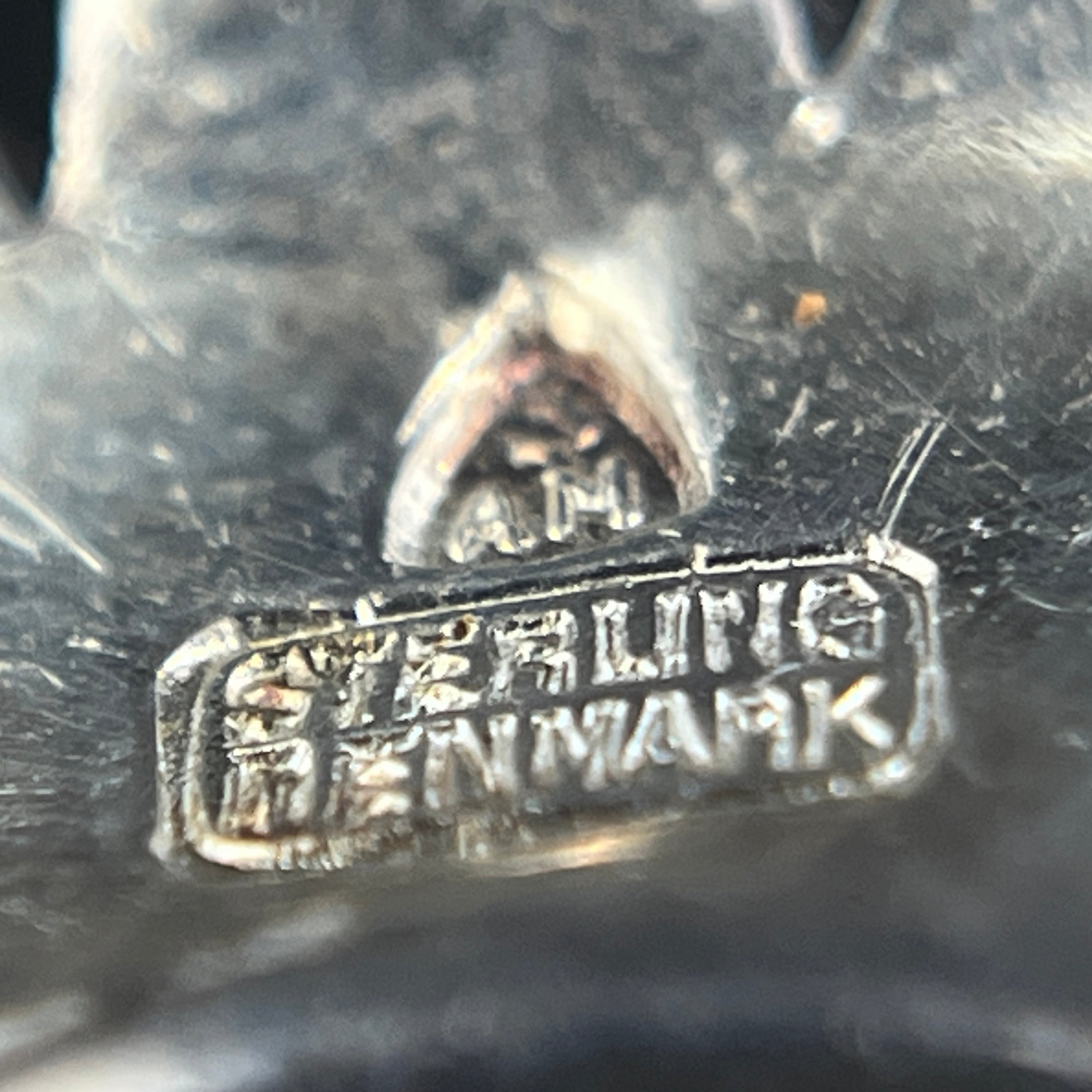 Anton Michelsen marguerite broche uden emalje