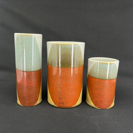 4 unique vases from L. Hjorth