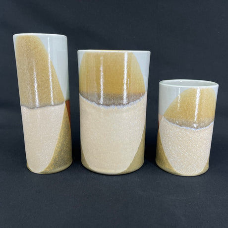 4 unique vases from L. Hjorth