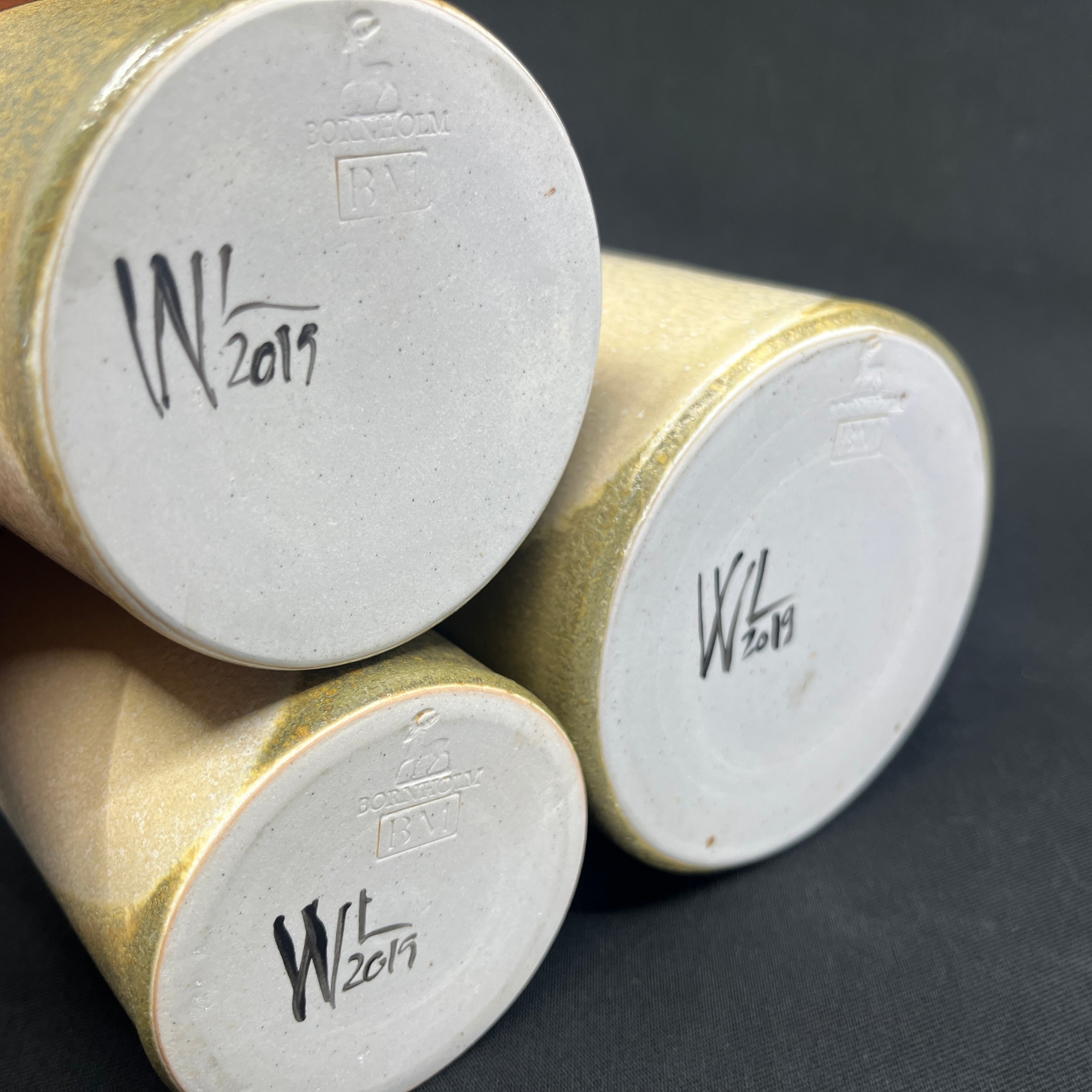 4 unikke vaser fra L. Hjorth