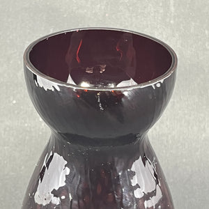 Colabrunt hyacintglas fra Fyens Glasværk