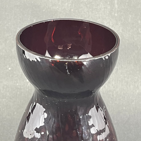 Colabrunt hyacintglas fra Fyens Glasværk