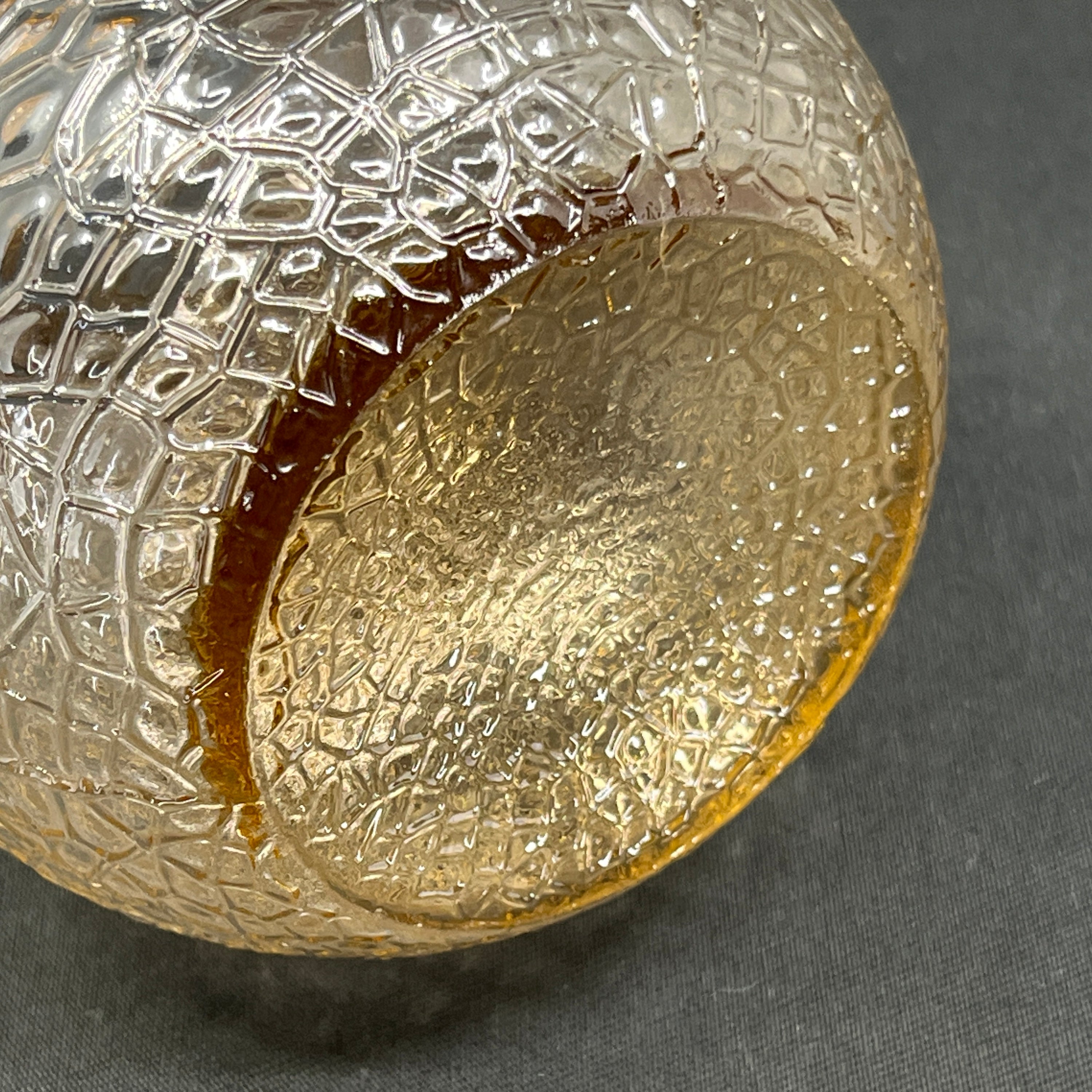 Citrin hyacintglas fra Fyens Glasværk