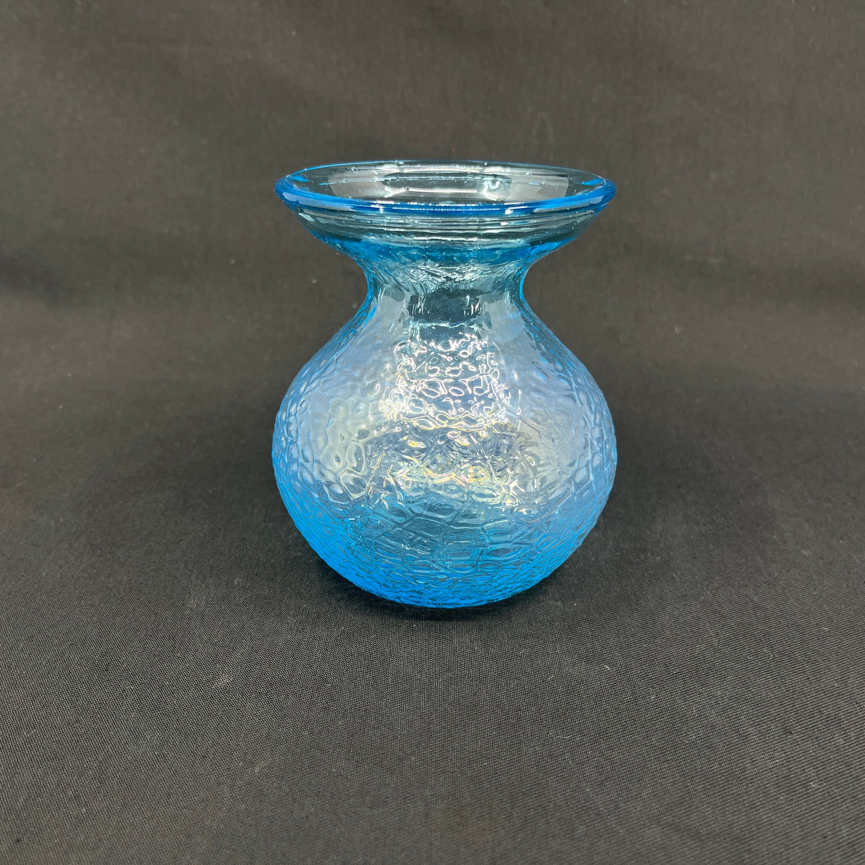 Light blue hyacinth glass from Fyens Glasværk