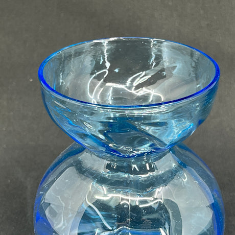 Blue hyacinth glass from Holmegaard Glassworks from the 1800s