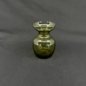 Oliven hyacintglas fra Holmegaard Glasværk