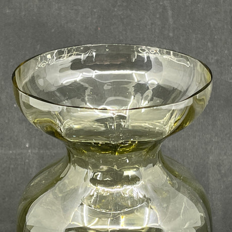 Moss green hyacinth glass from Holmegaard Glasswork