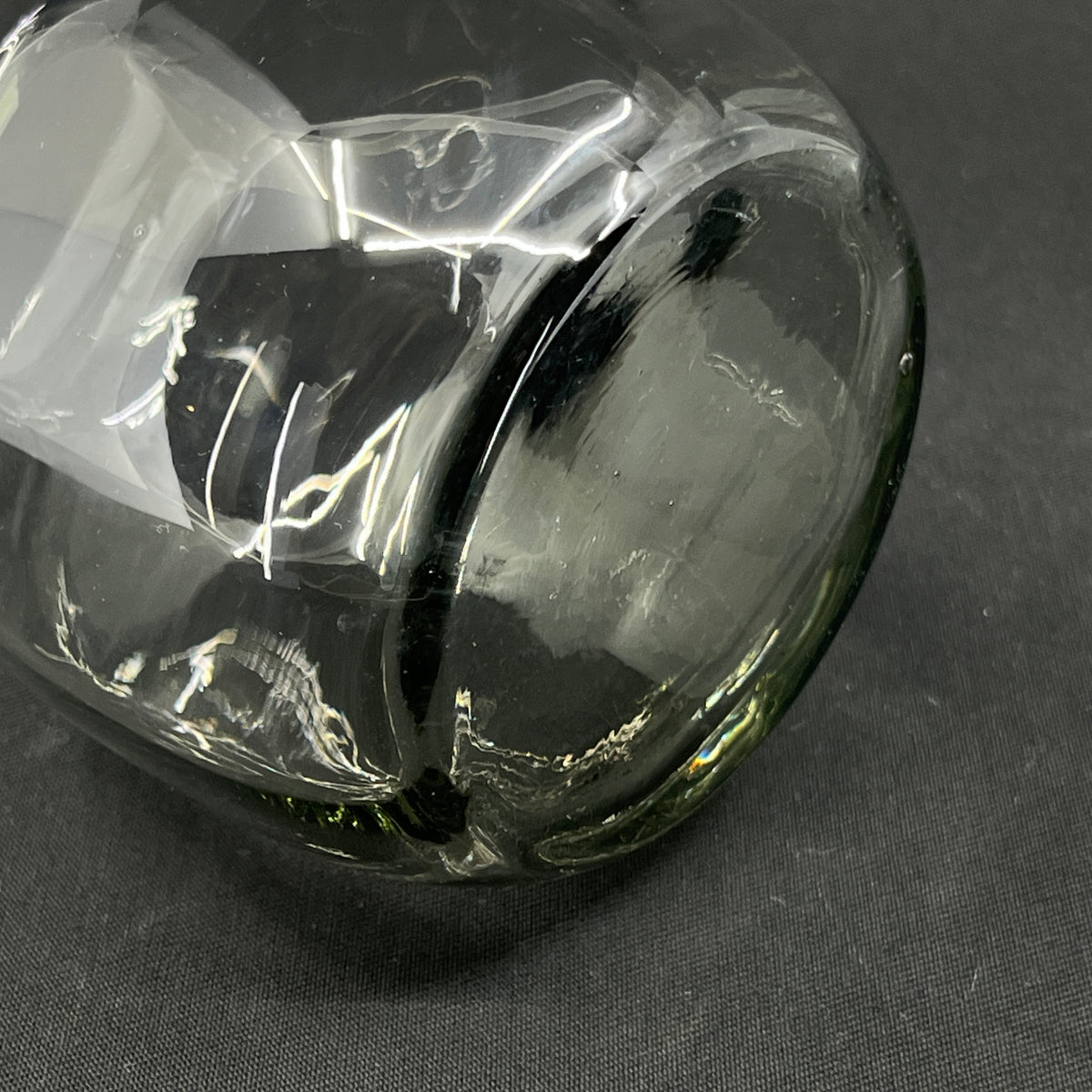 Gråligt hyacintglas fra Holmegaard Glasværk