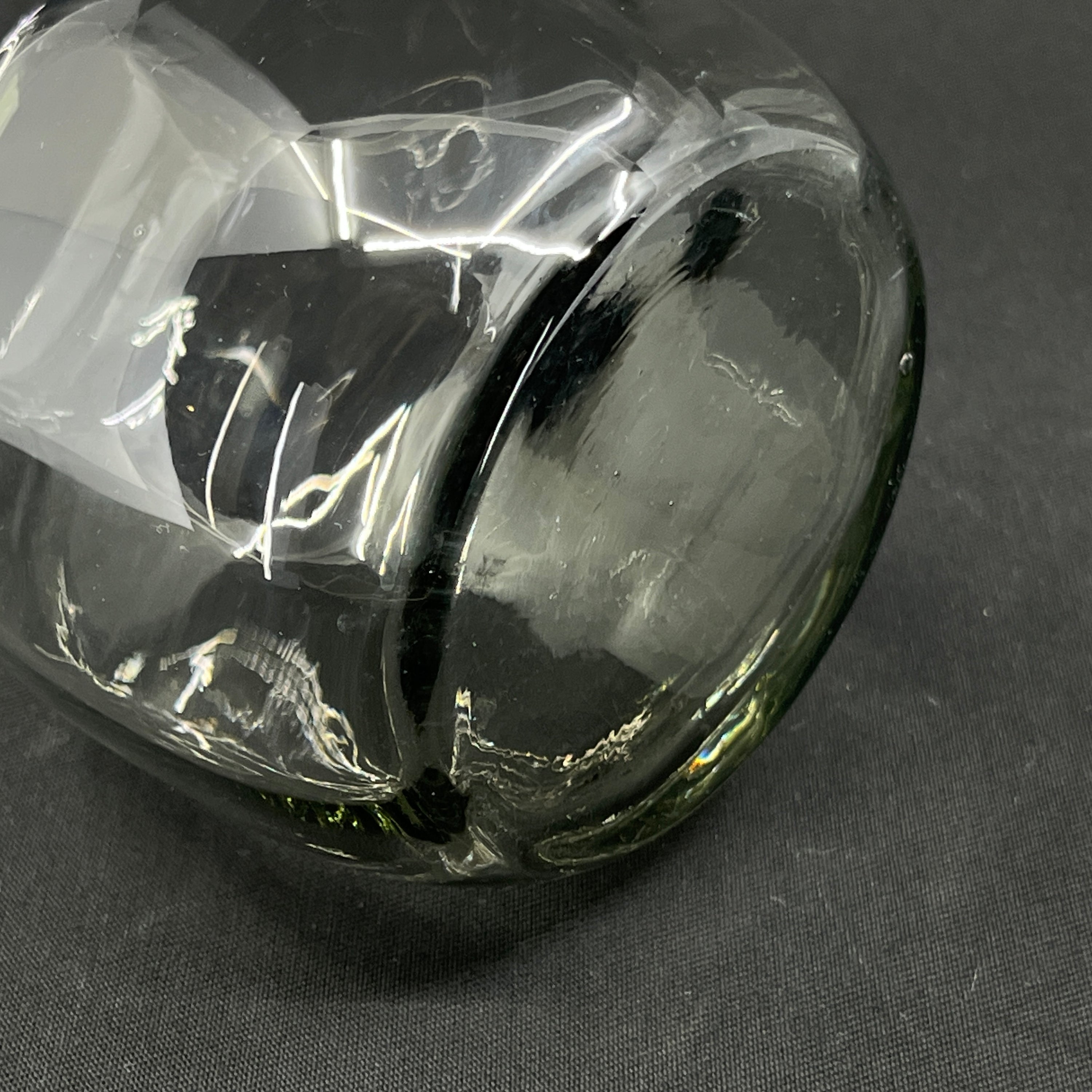 Gråligt hyacintglas fra Holmegaard Glasværk