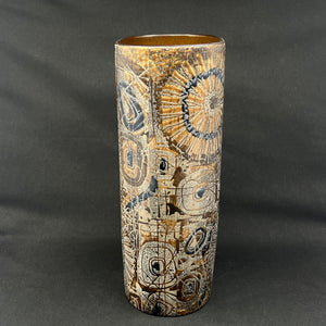 Rare LARGE oval Baca vase, 31 cm.