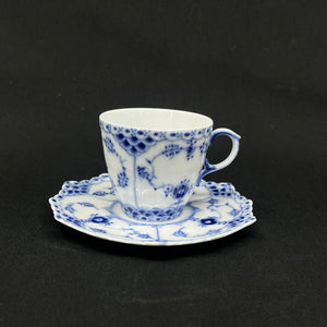 Blue fluted full lace  espresso cup 1/1038