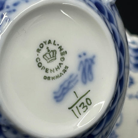 Blue Fluted Full Lace tea cup 1/1130