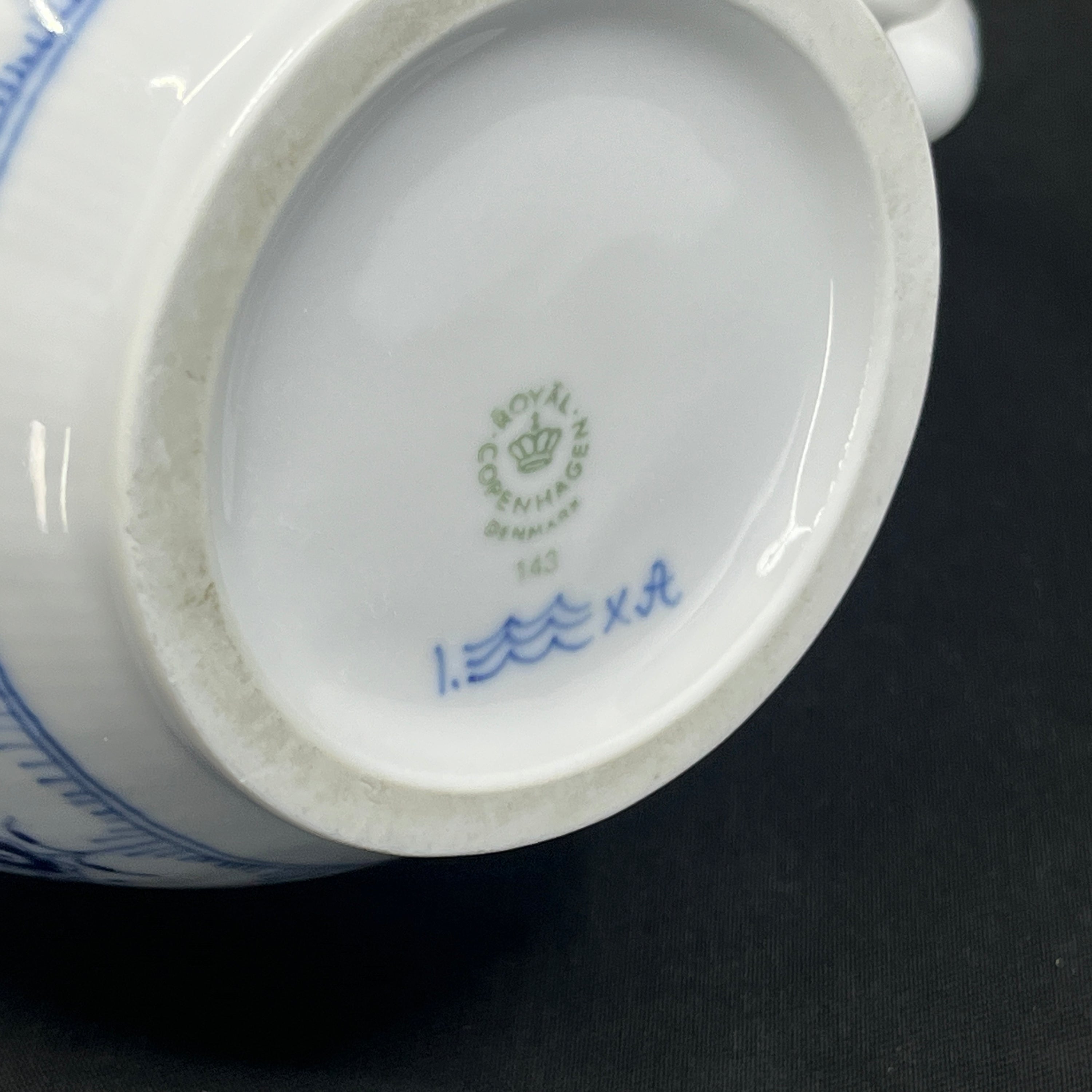 Musselmalet Halvblonde tekande