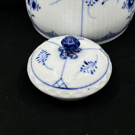 Blue Fluted Fluted Plain chocolate jug, 1/34