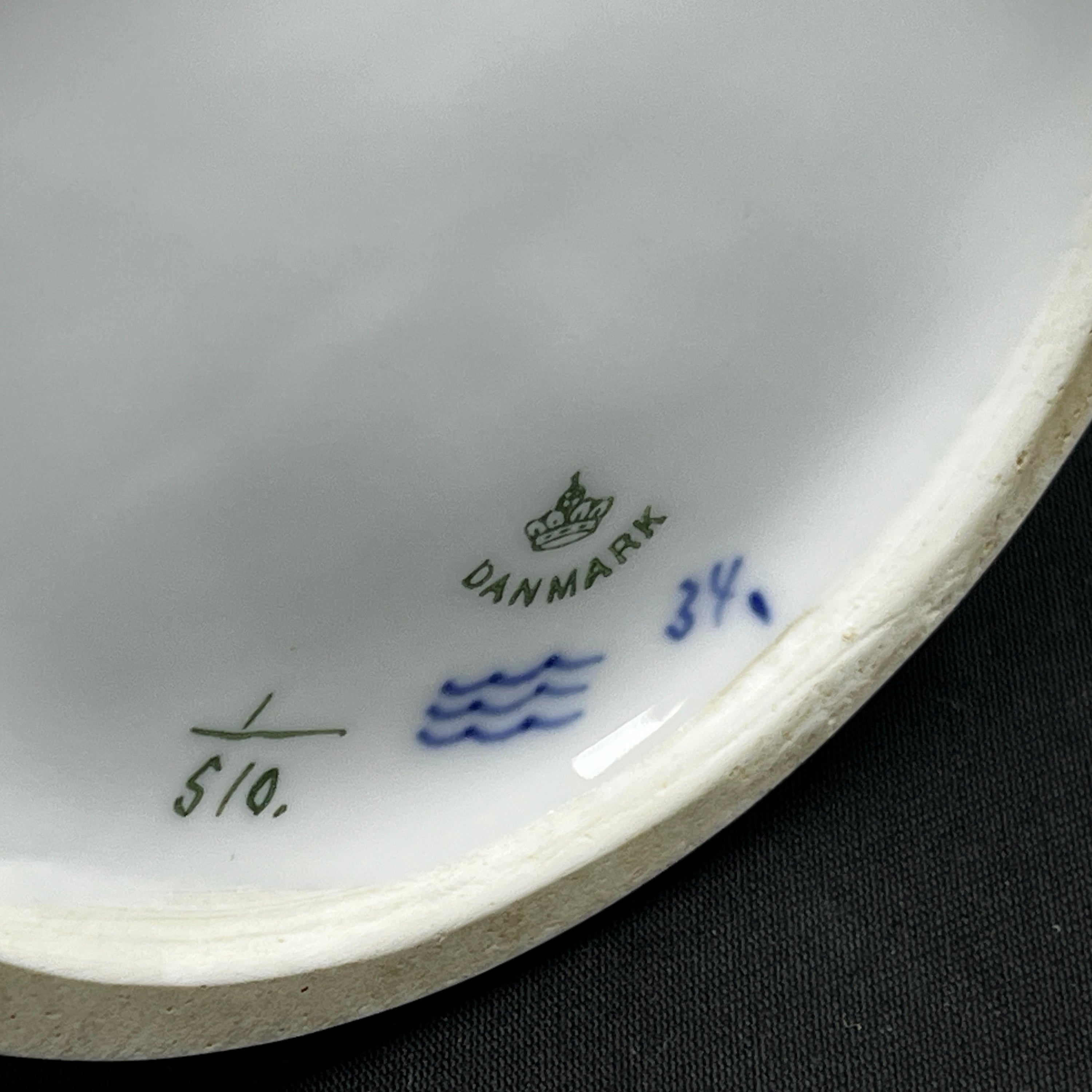 Musselmalet Halvblonde chokoladekande, 1/510