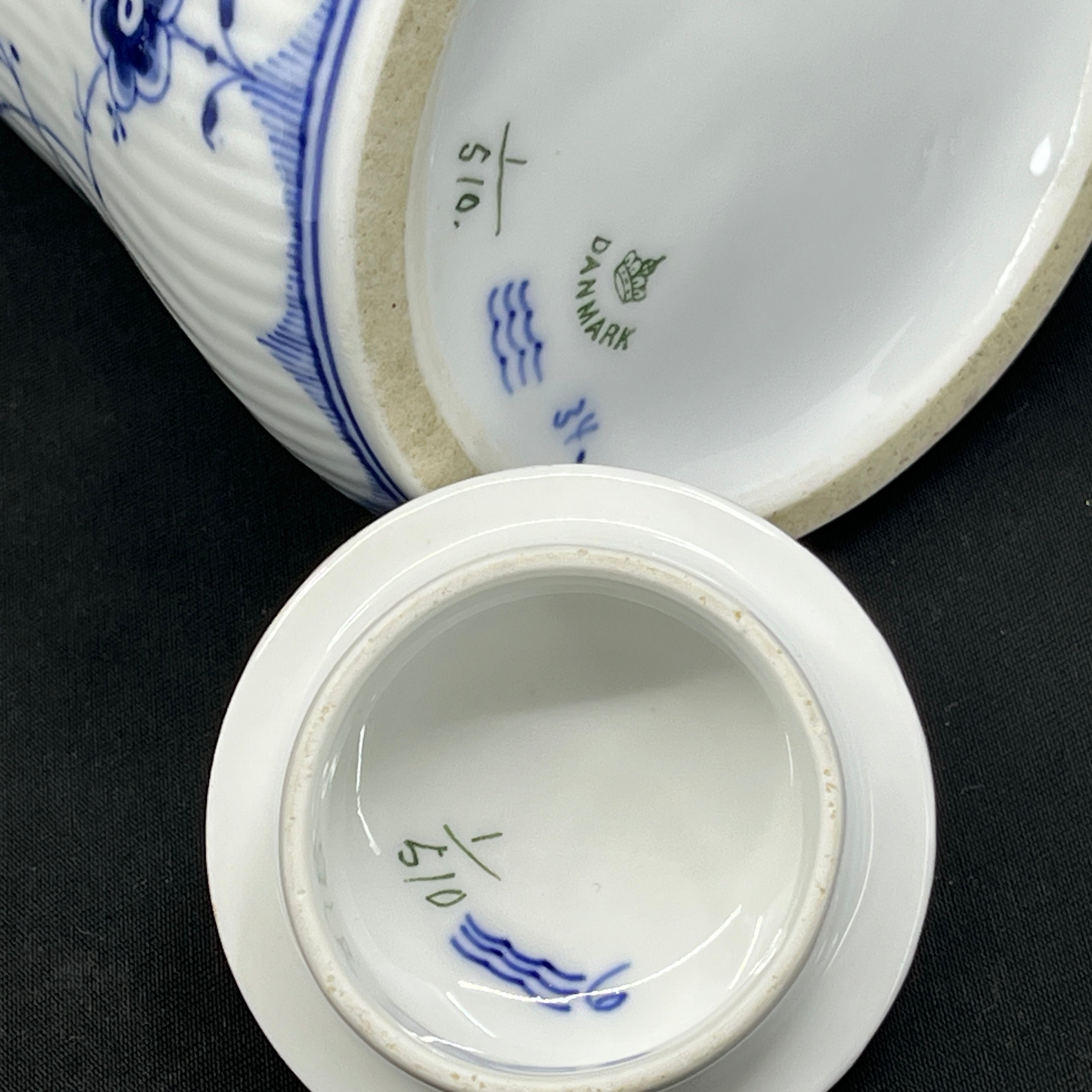 Musselmalet Halvblonde chokoladekande, 1/510