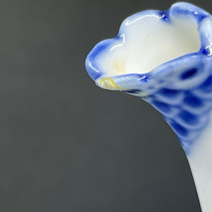 Blue Fluted Full Lace tea pot, 1/1118