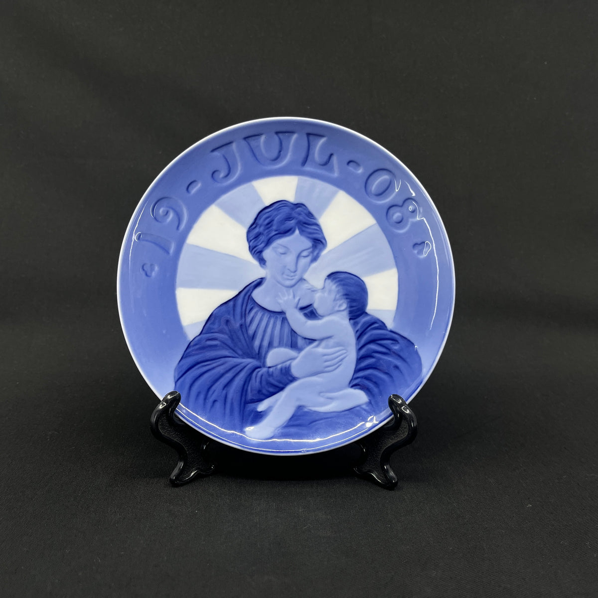 Royal Copenhagen juleplatte 1908 - den første