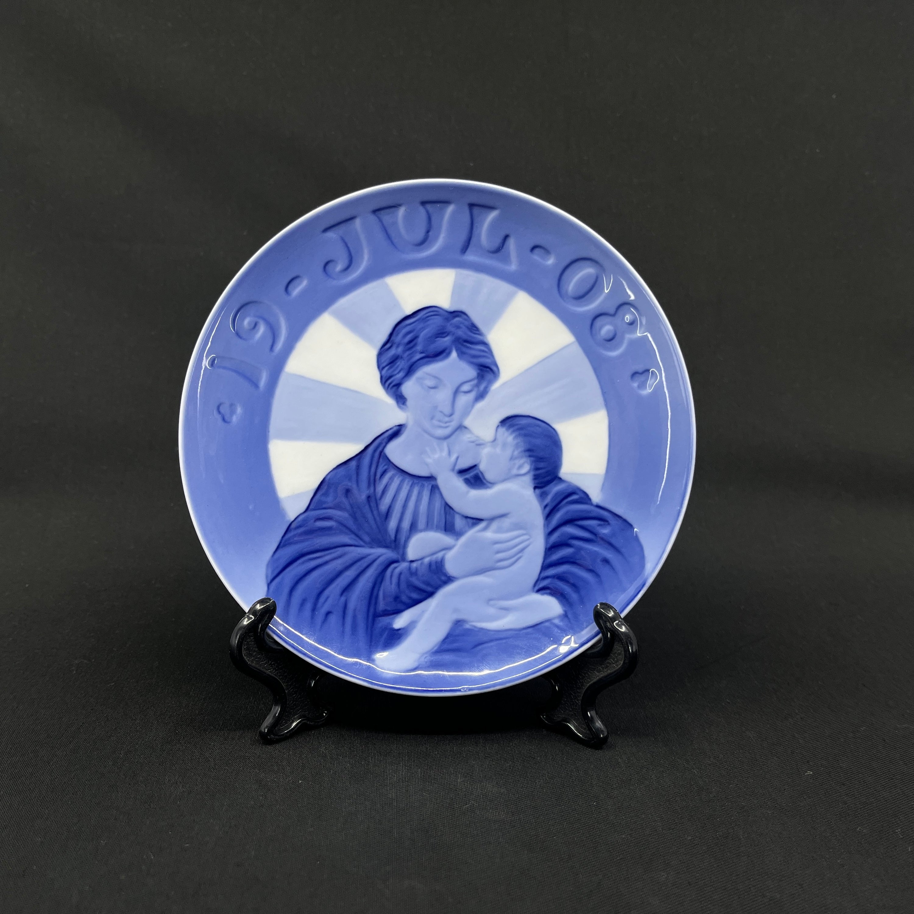 Royal Copenhagen juleplatte 1908 - den første