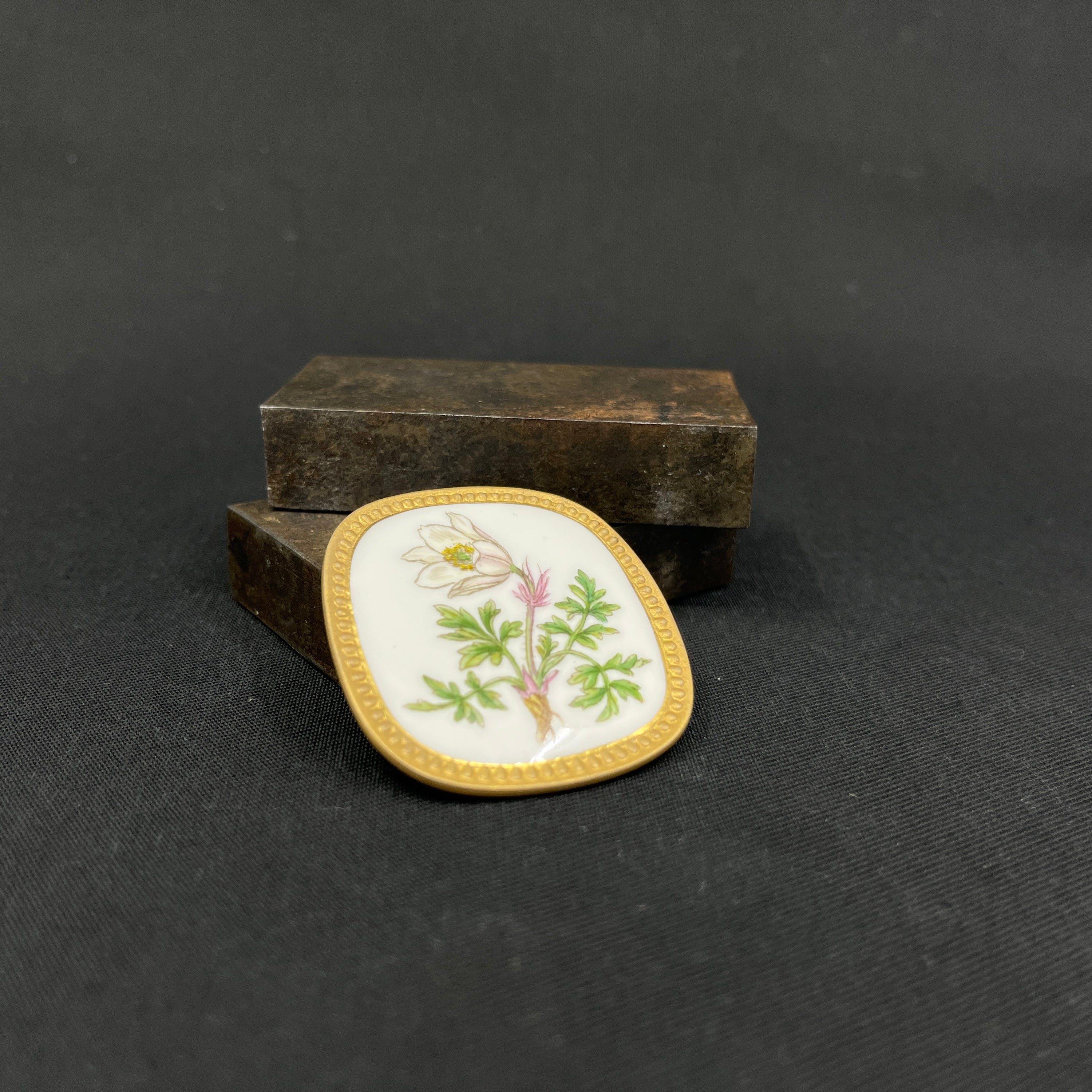 Flora Danica broche/vedhæng - Grønlandsk fjeldsimmer