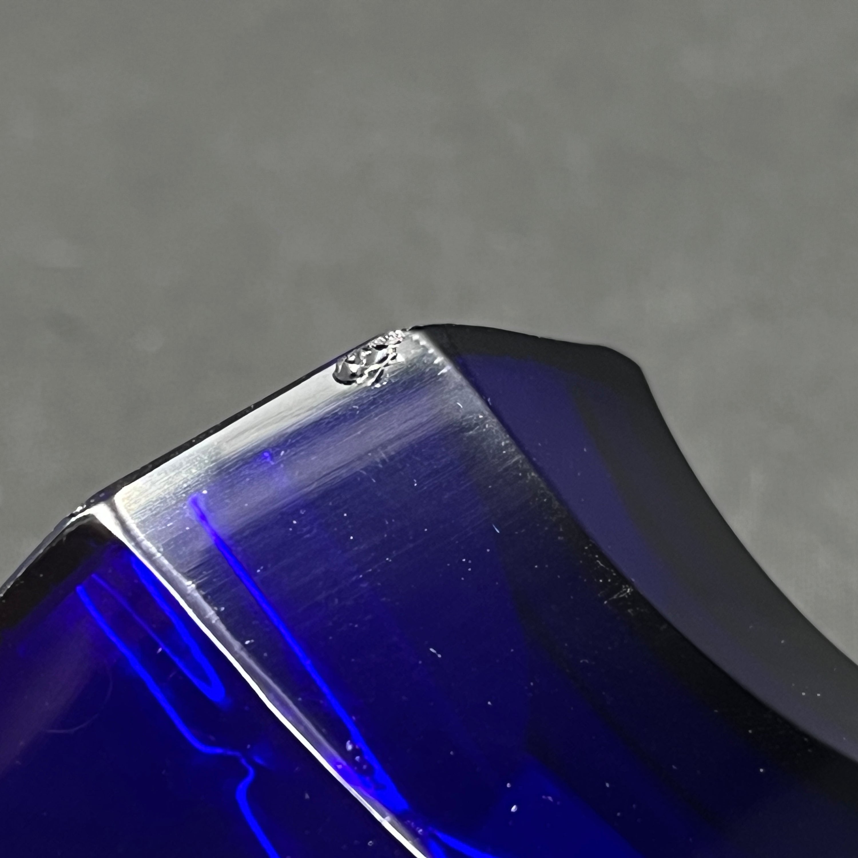 Kobolt blå art deco vase