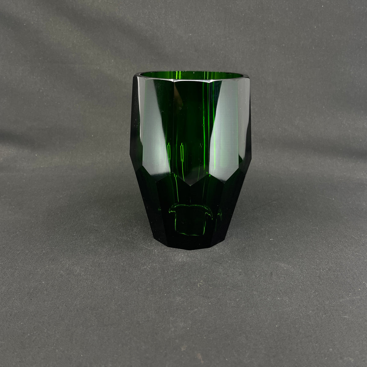 Beautiful large green art deco vase