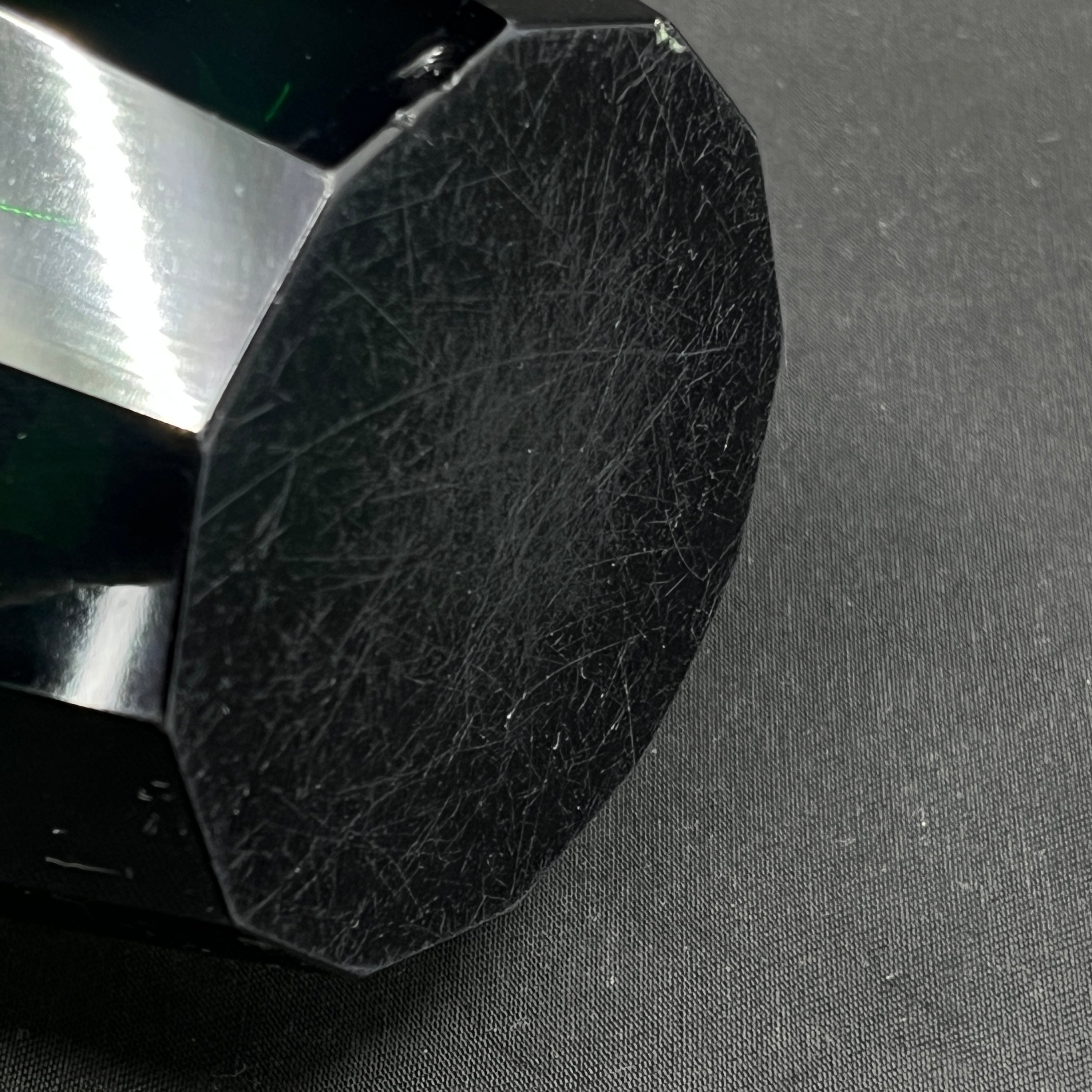 Flot stor grøn art deco vase