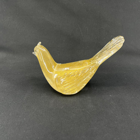 Murano duck in glass