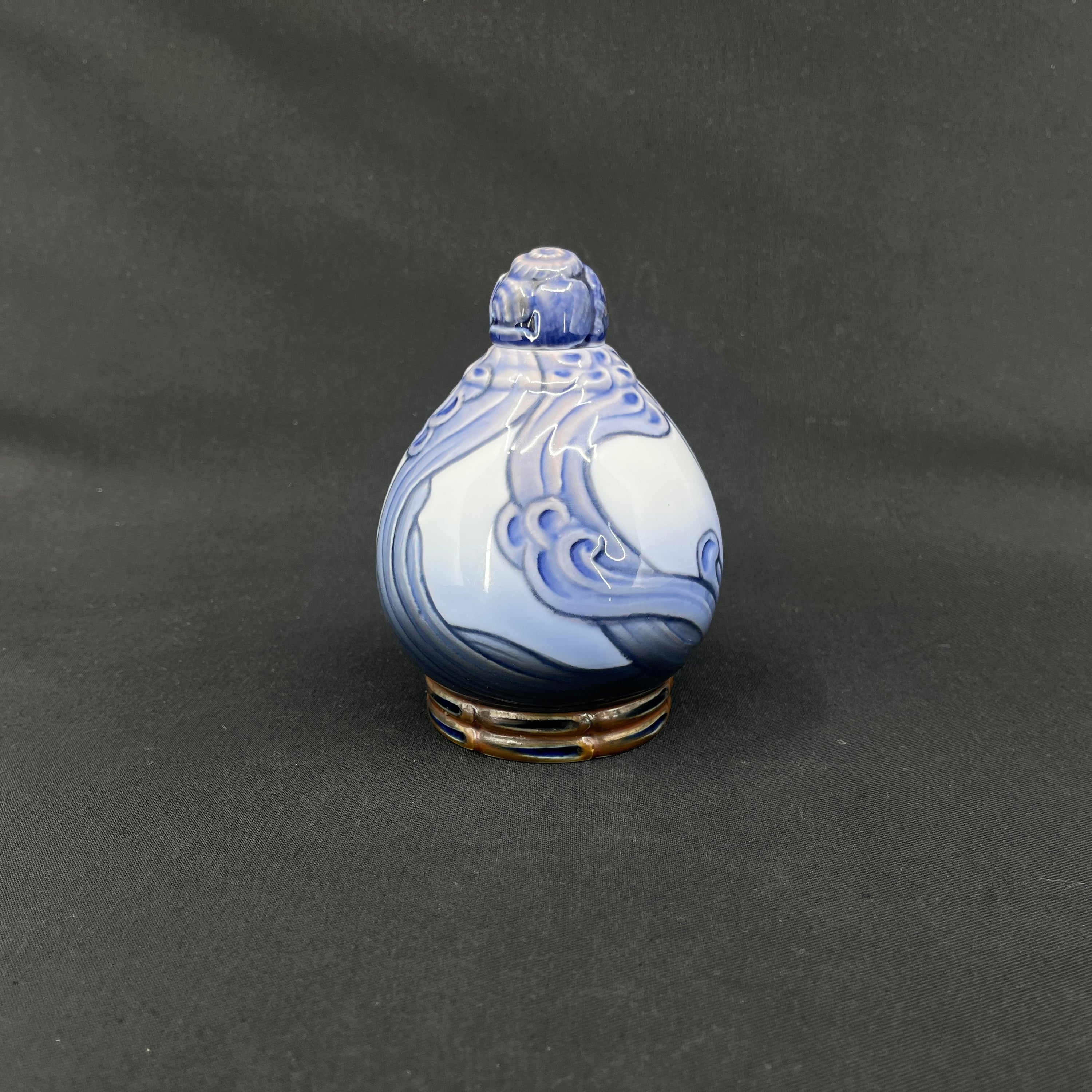 Unika lågvase af Effie Hegermann-Lindencrone - Bing & Grøndahl 1922