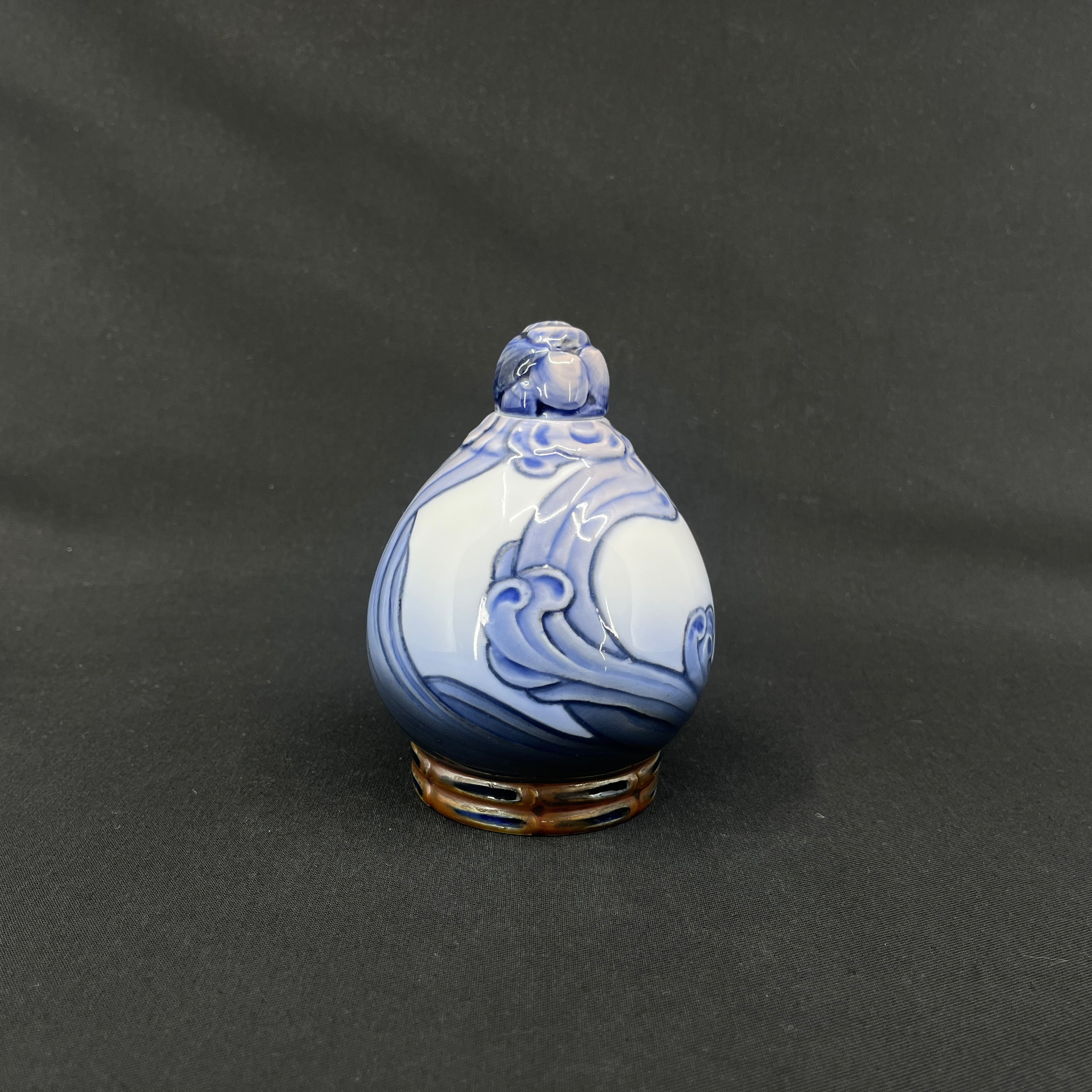 Unika lågvase af Effie Hegermann-Lindencrone - Bing & Grøndahl 1922