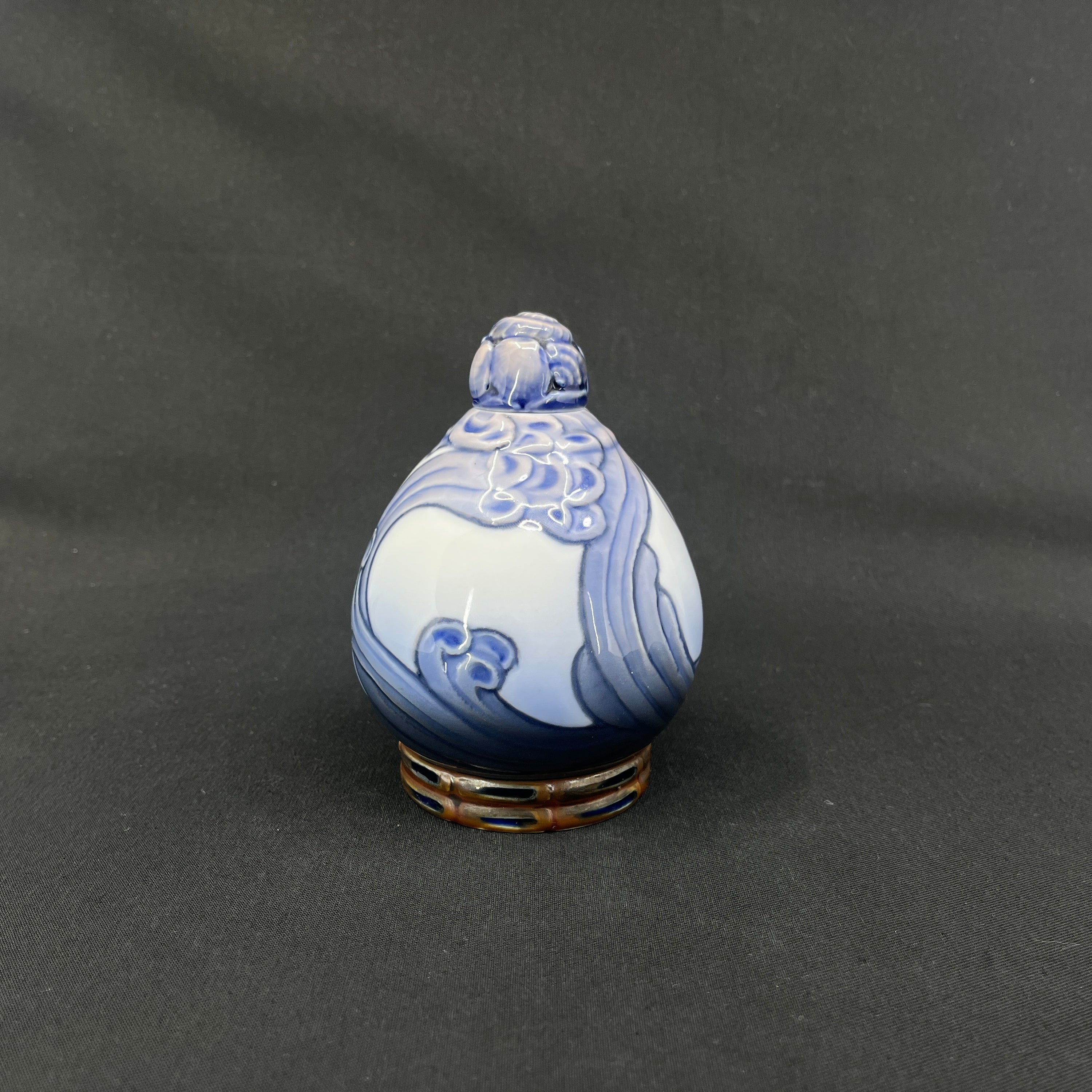 Unika lågvase af Effie Hegermann-Lindencrone - Bing & Grøndahl 1922