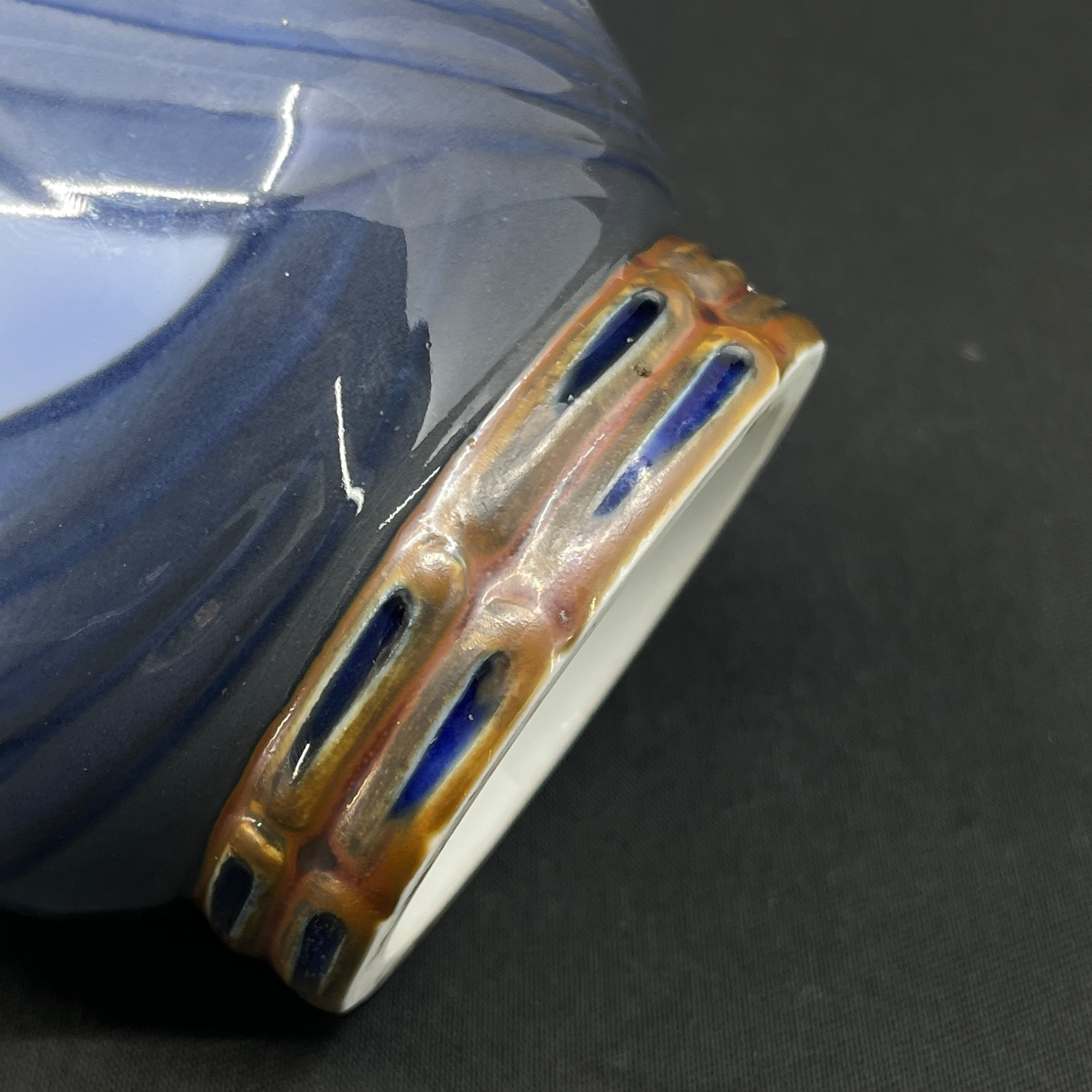 Unika lågvase af Effie Hegermann-Lindencrone - Bing & Grøndahl 1922