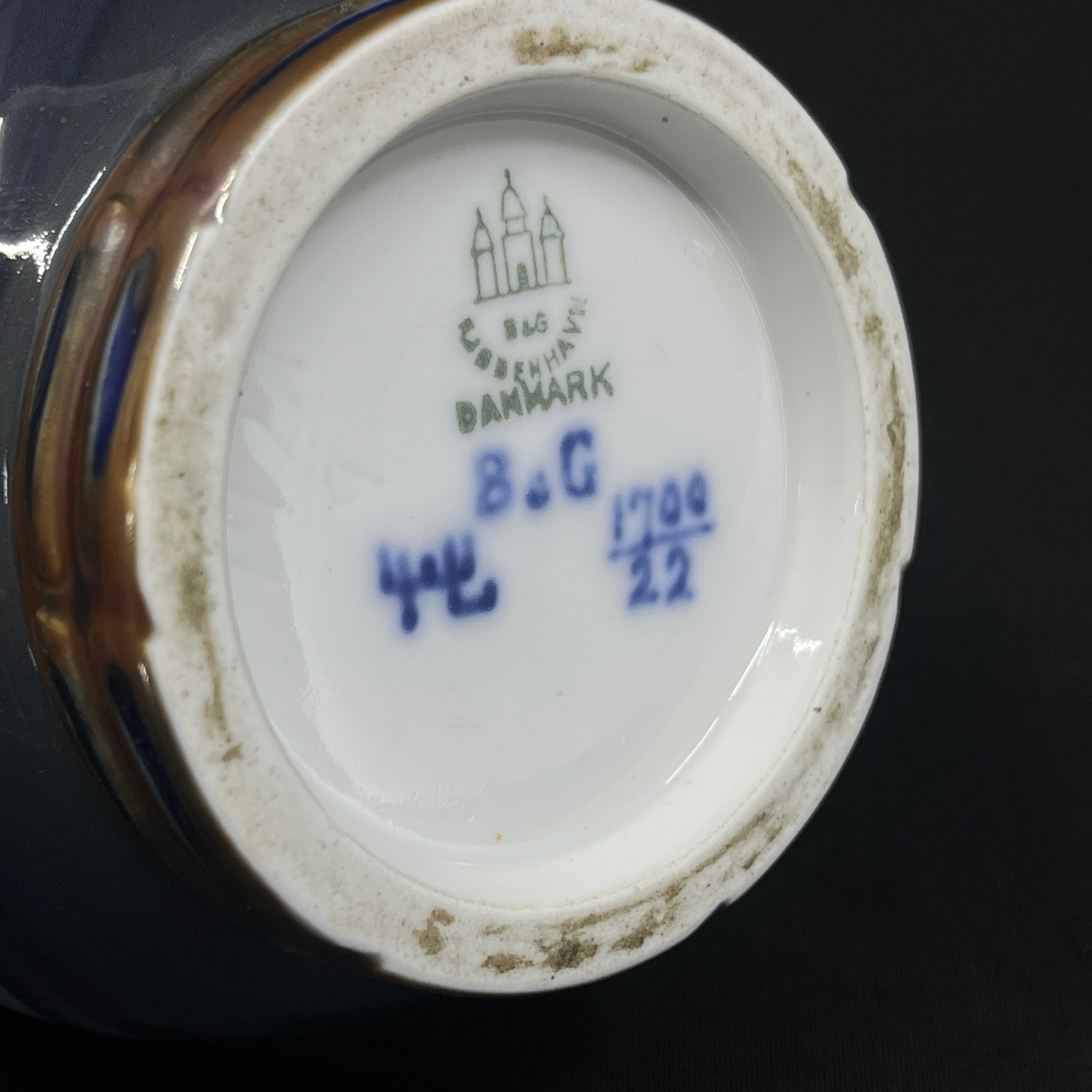 Unika lågvase af Effie Hegermann-Lindencrone - Bing & Grøndahl 1922