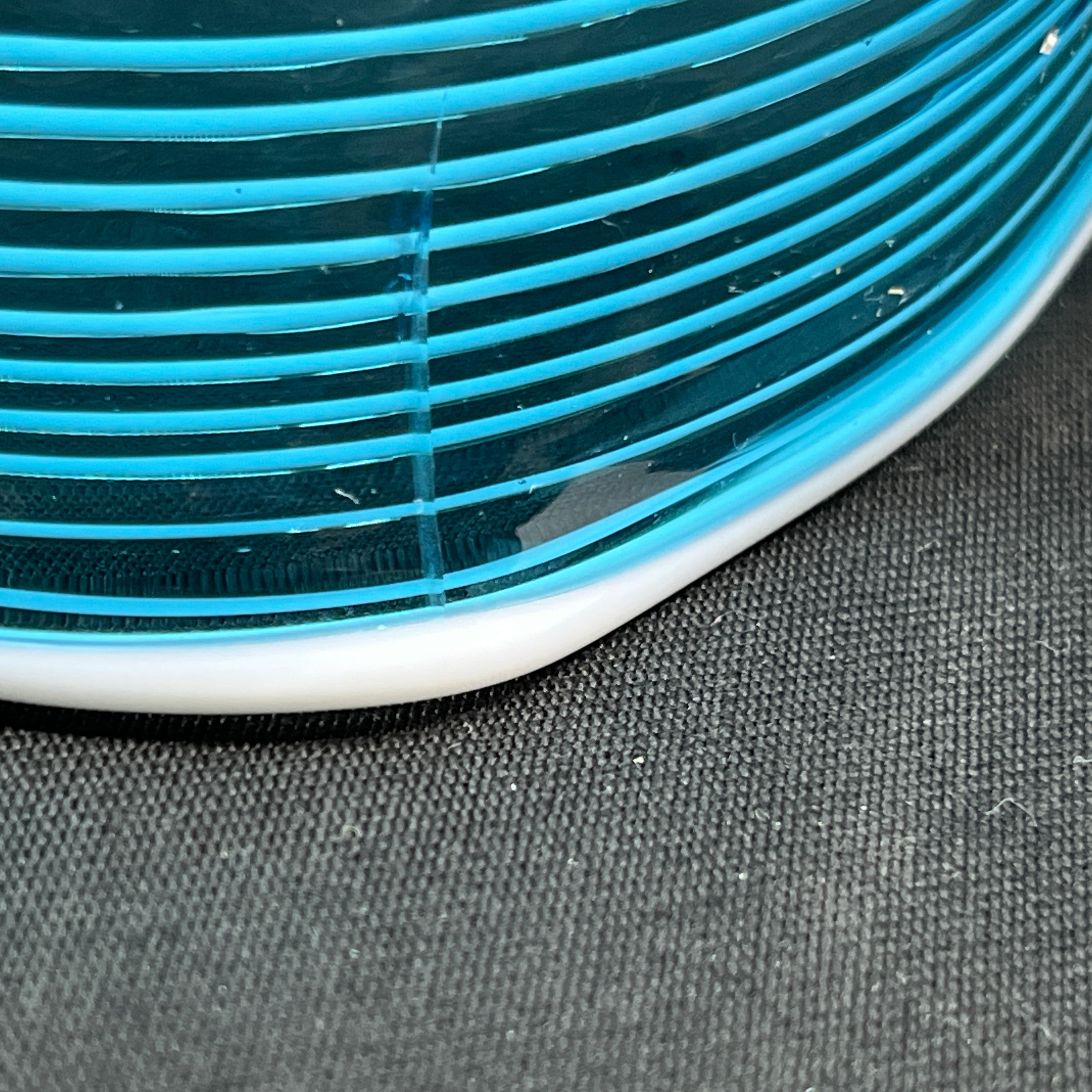 Visitkortskål fra Fyens Glasværk - søblå