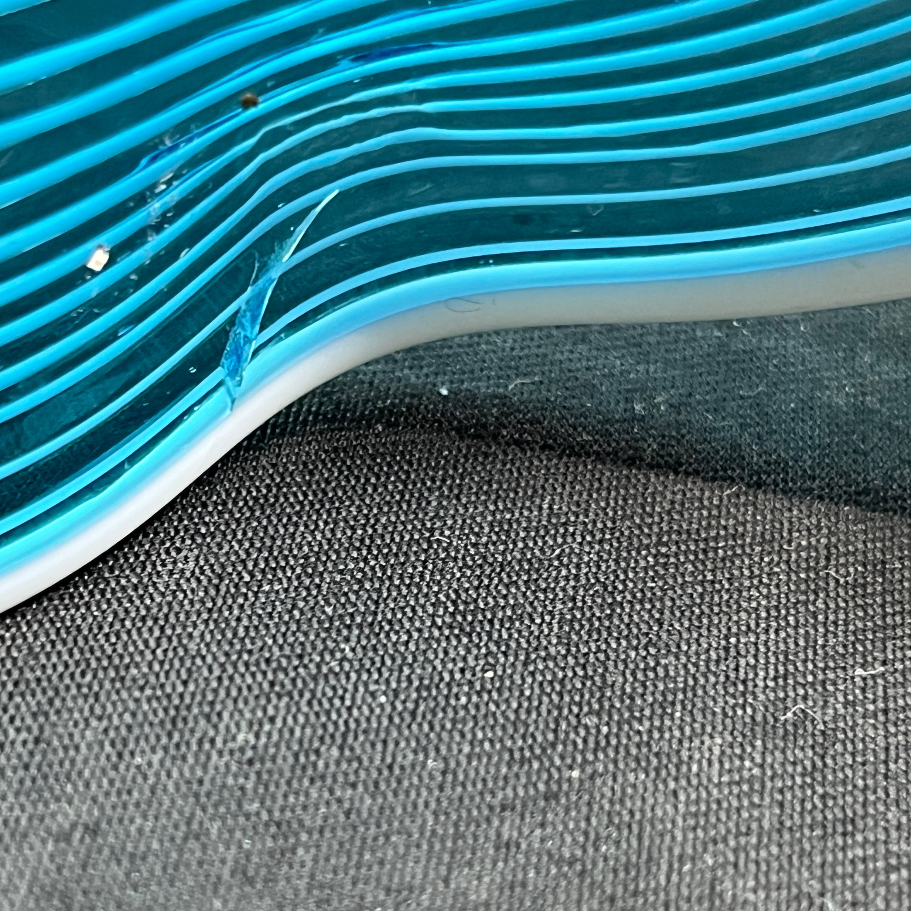 Visitkortskål fra Fyens Glasværk - søblå