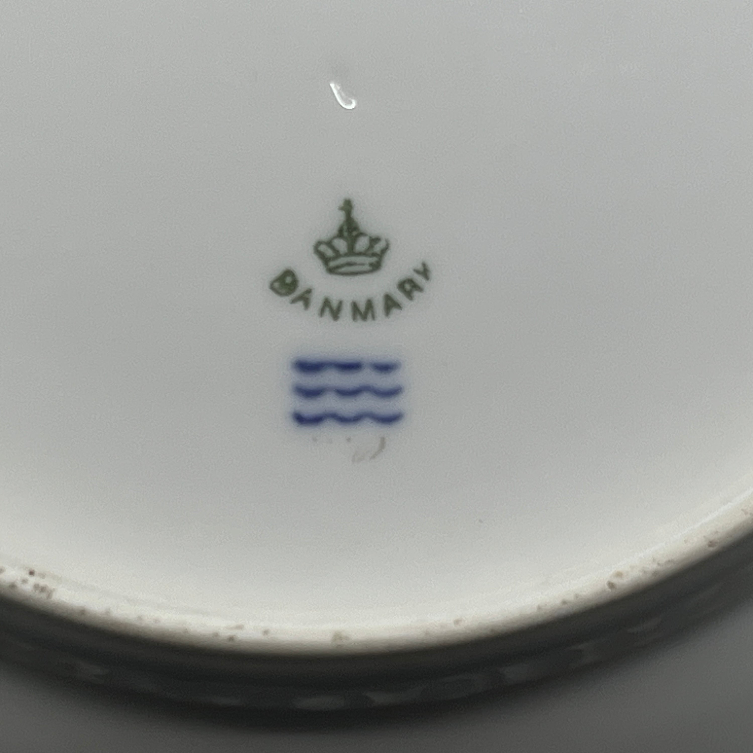 Prospekt-tallerken fra Royal Copenhagen med motiv Kongens Nytorv