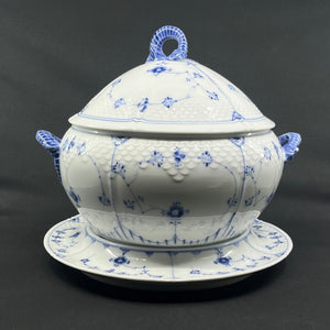 Blue painted tureen with saucer from Bing & Grondahl