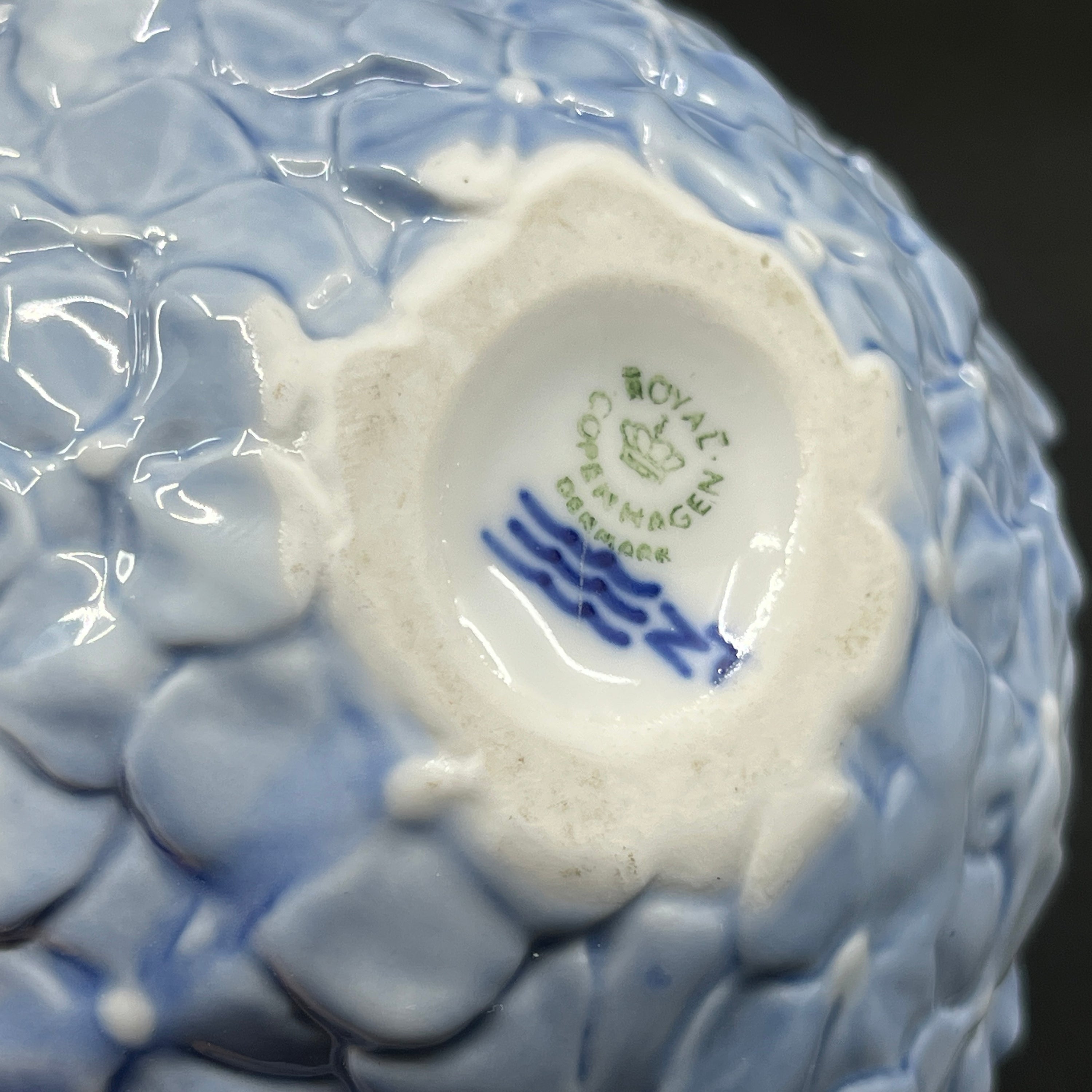Hortensiavase fra Royal Copenhagen - blå