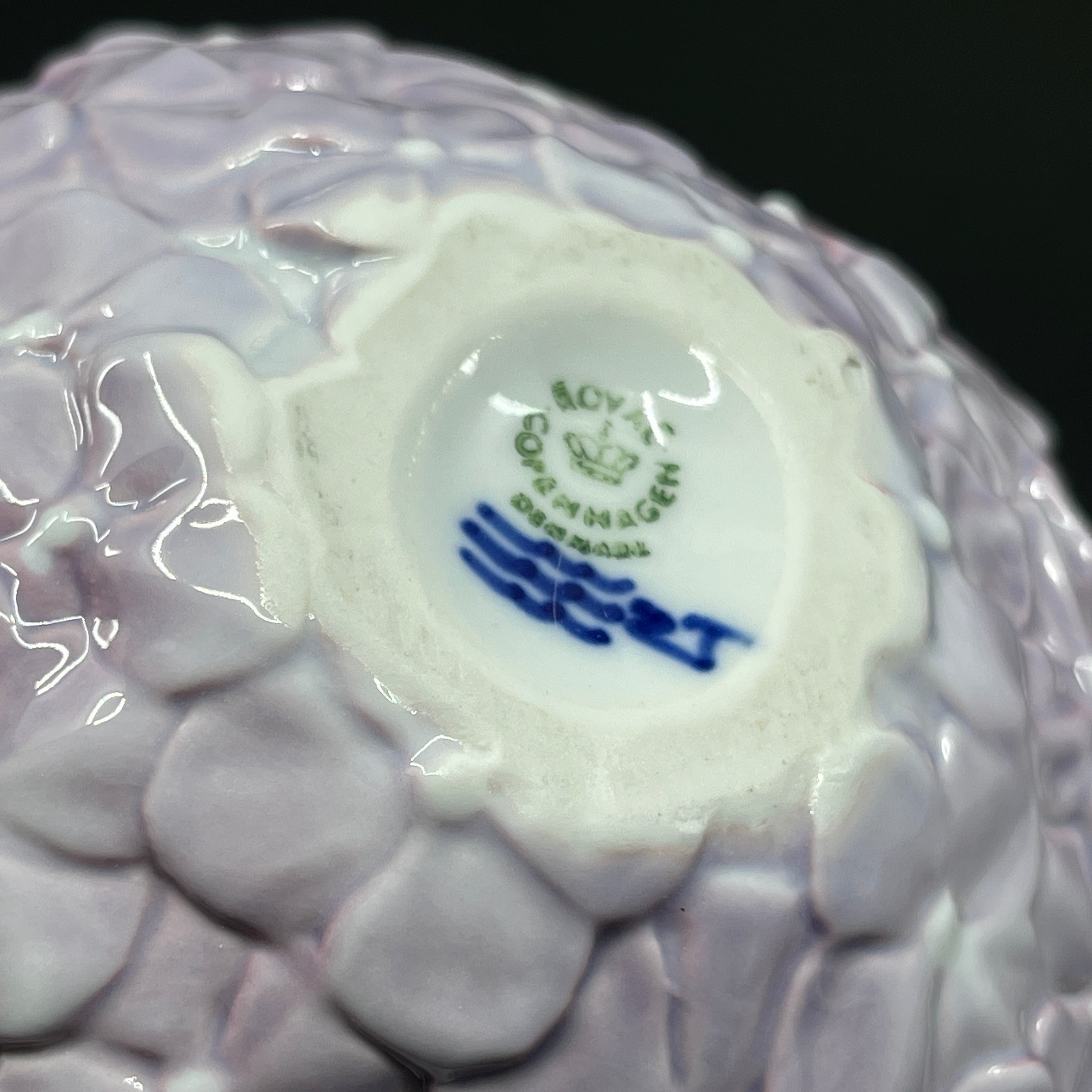 Hortensiavase fra Royal Copenhagen - pink