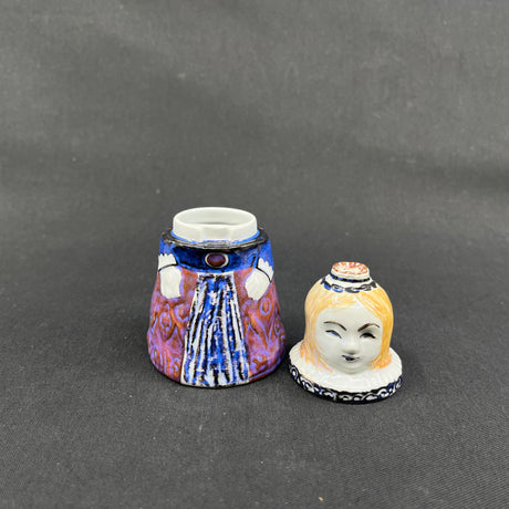 Mustard jar by Doreen Middelboe for Royal Copenhagen