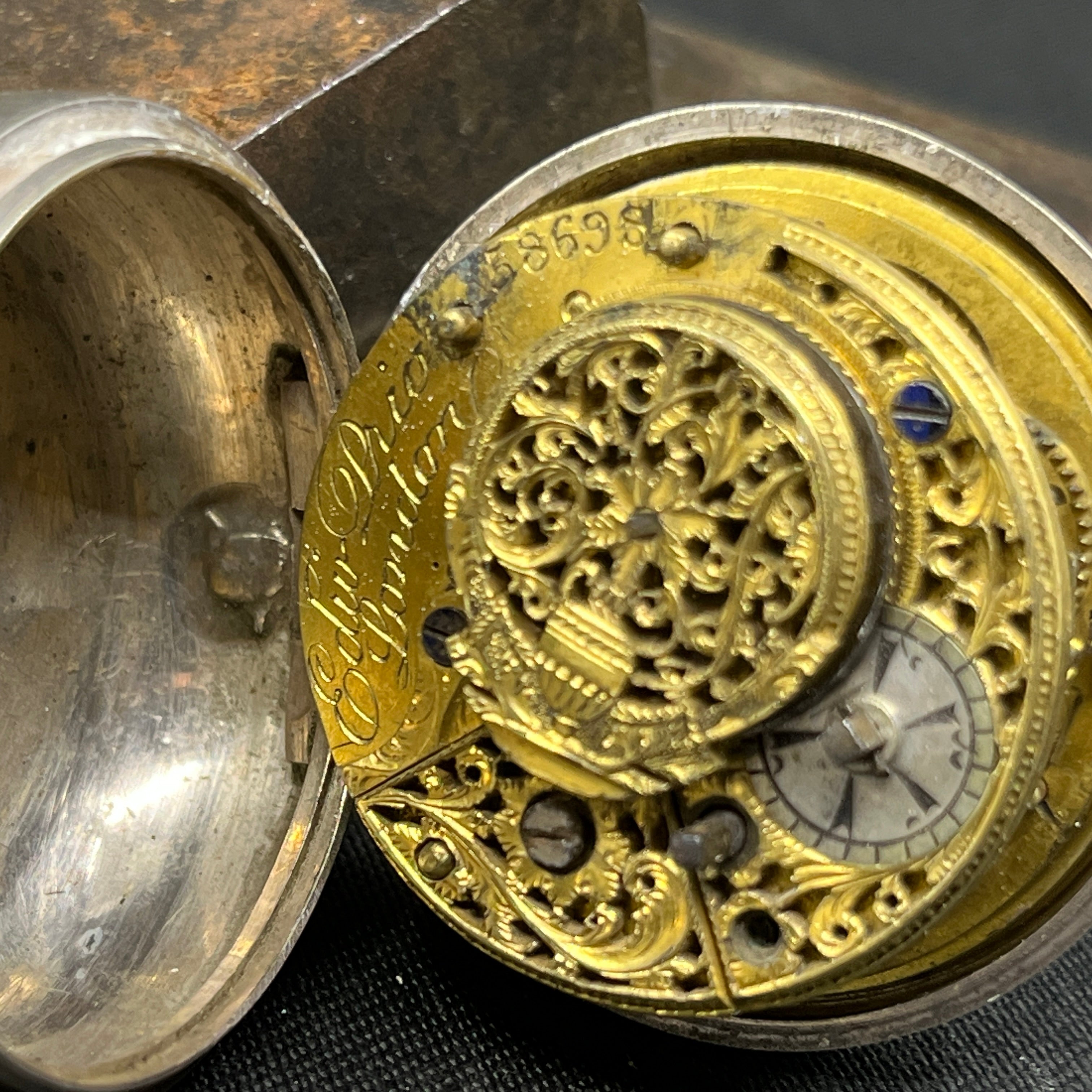 English pocket watch - Edward Prior 1820s. - harstedantik-dk