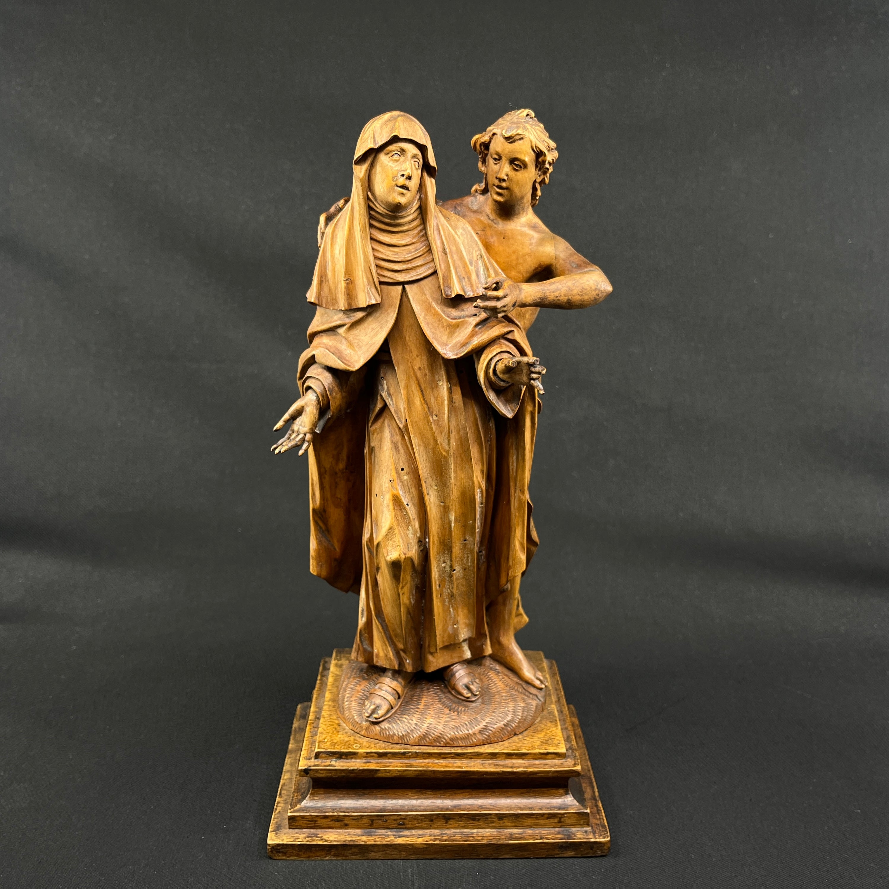 Religiøs figur fra 1700 tallet - Sankt Anna