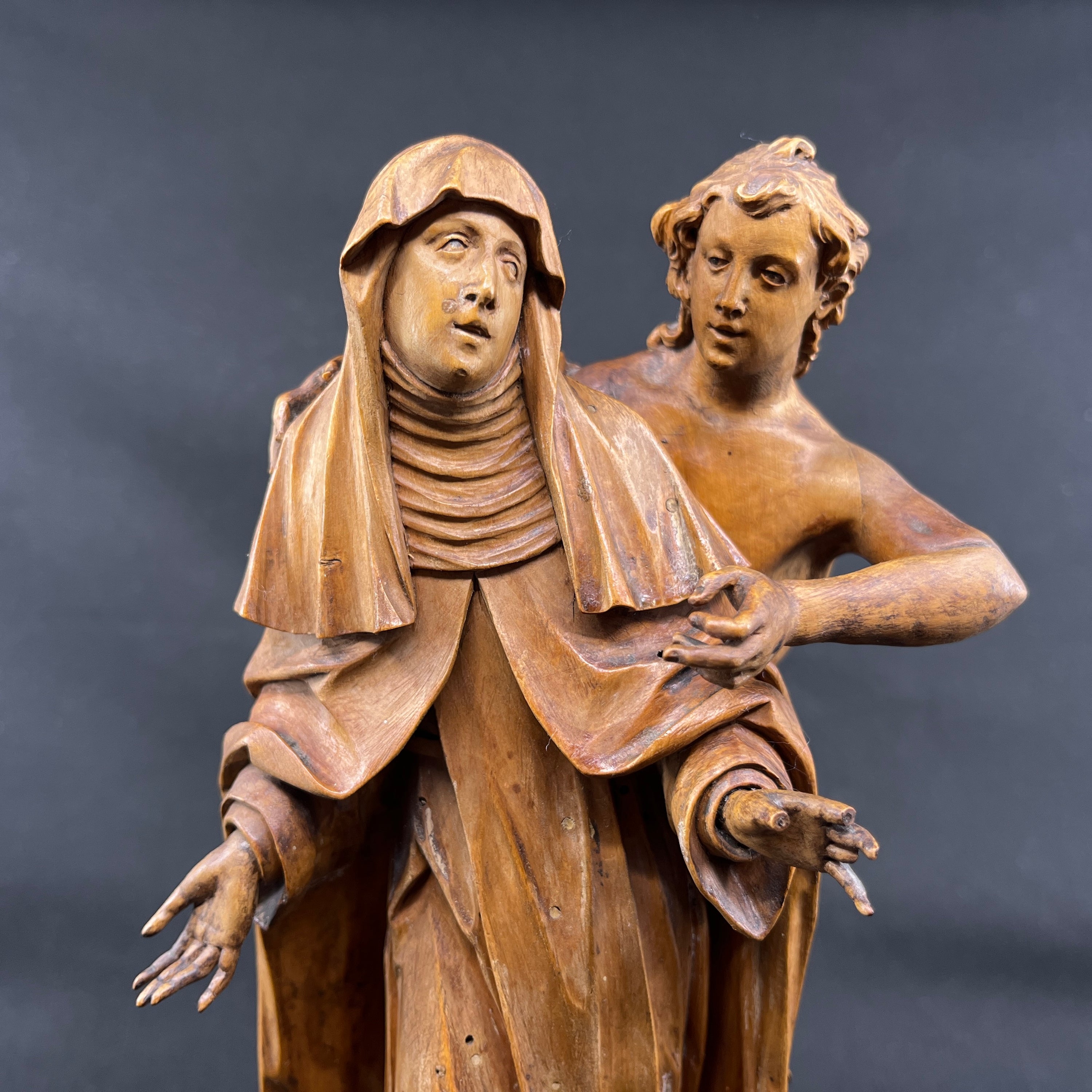 Religiøs figur fra 1700 tallet - Sankt Anna