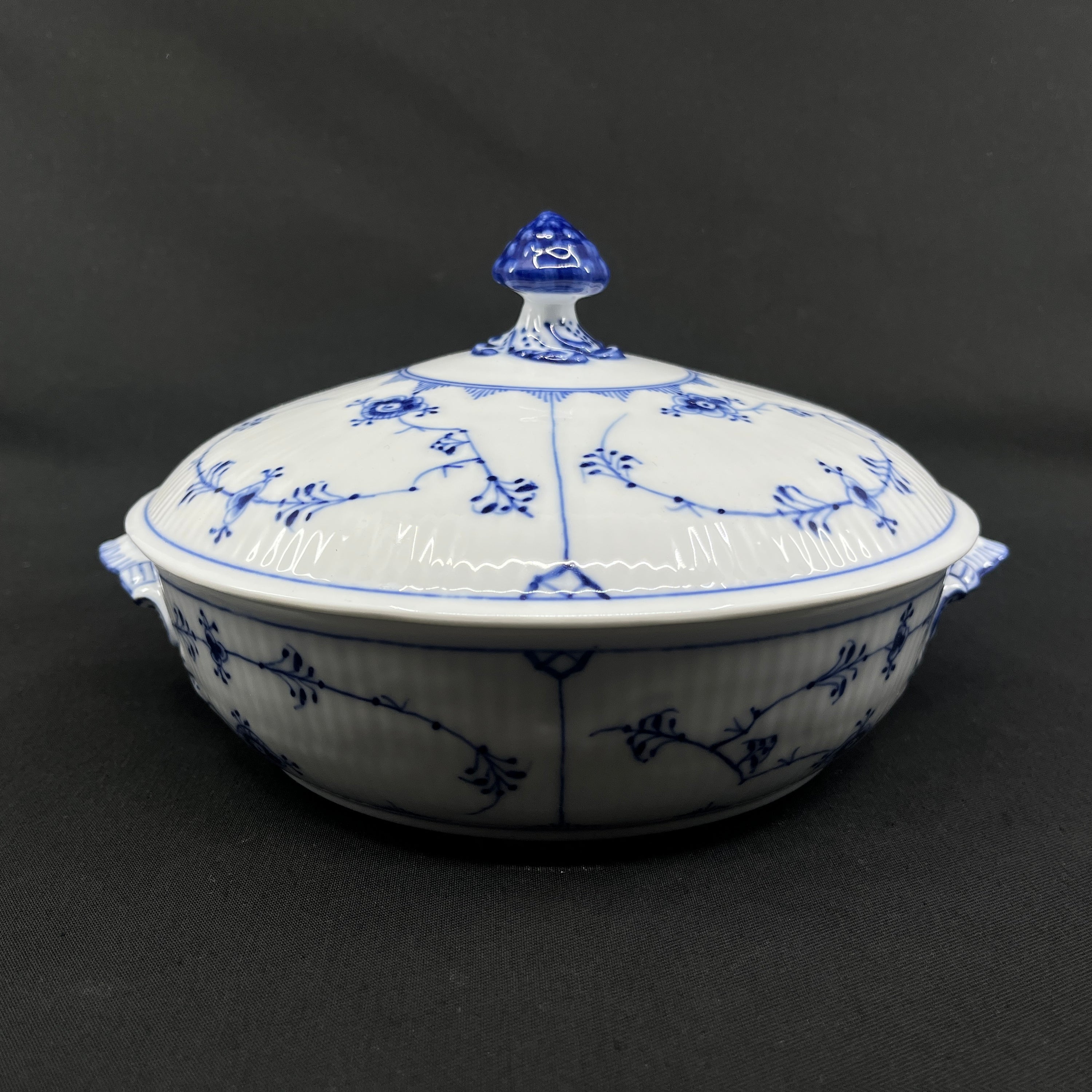 Musselmalet Riflet lågfad, 1/277