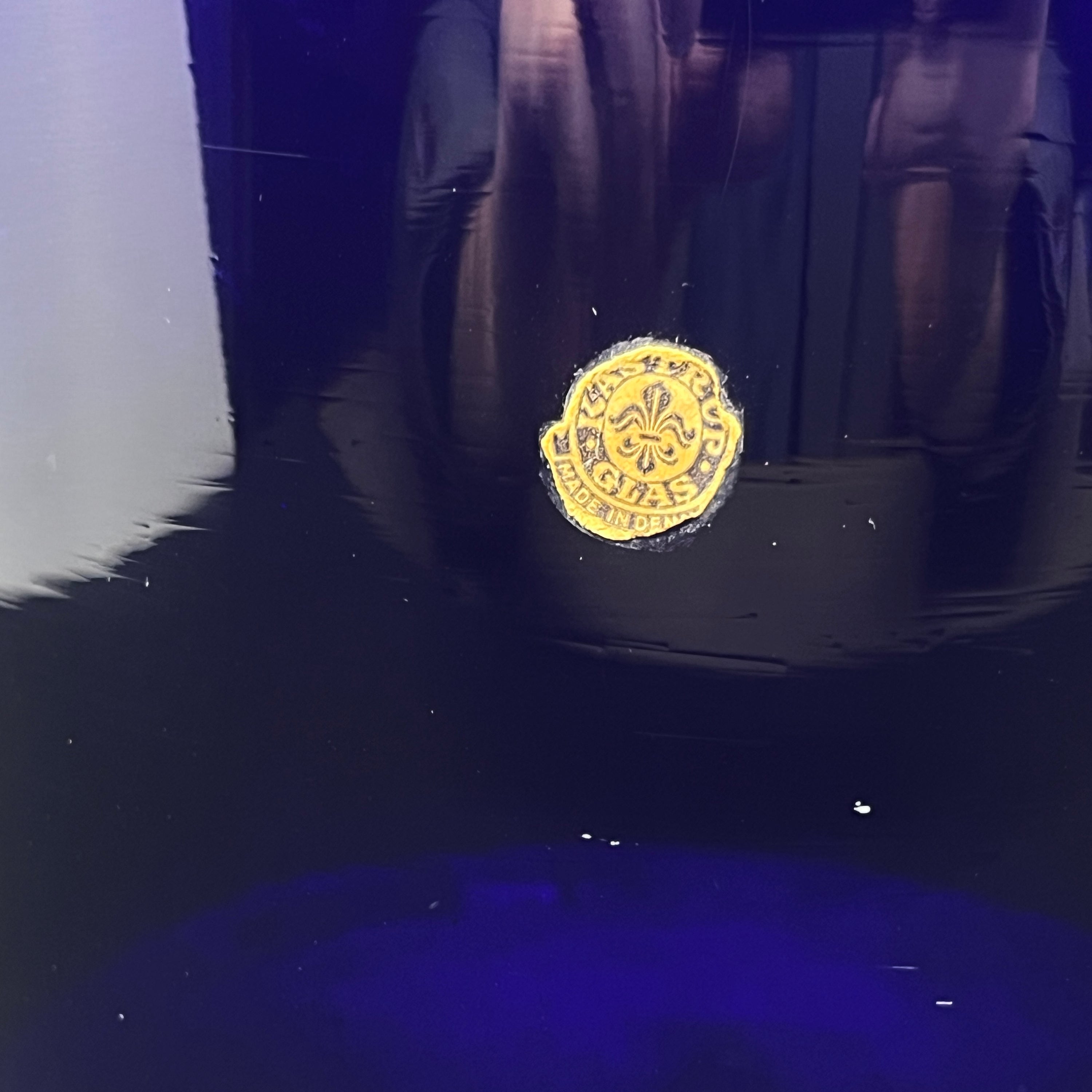 Blue Otto Brauer vase