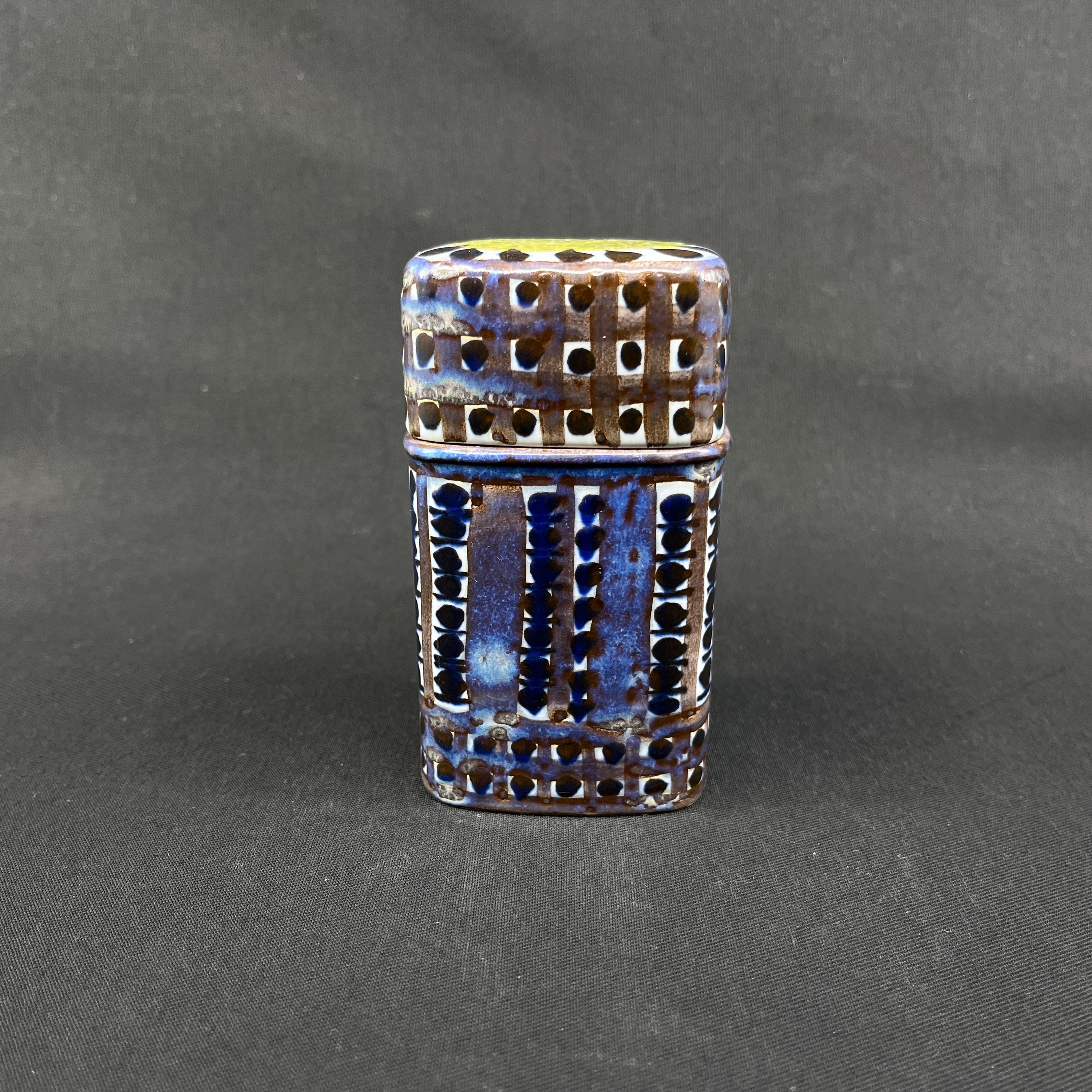 Baca æske med låg fra Aluminia - sjælden