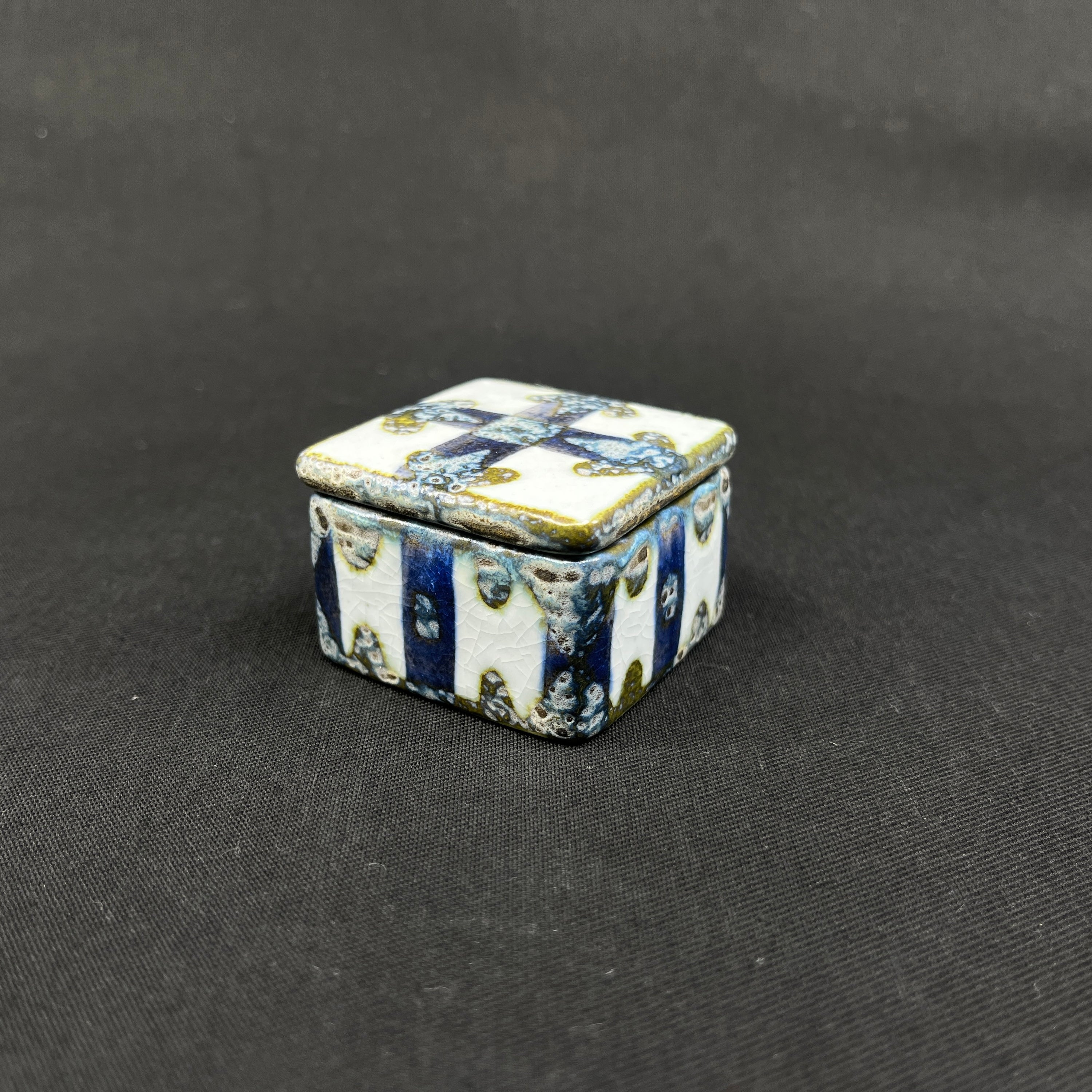 Lille baca lågkrukke - grønlig