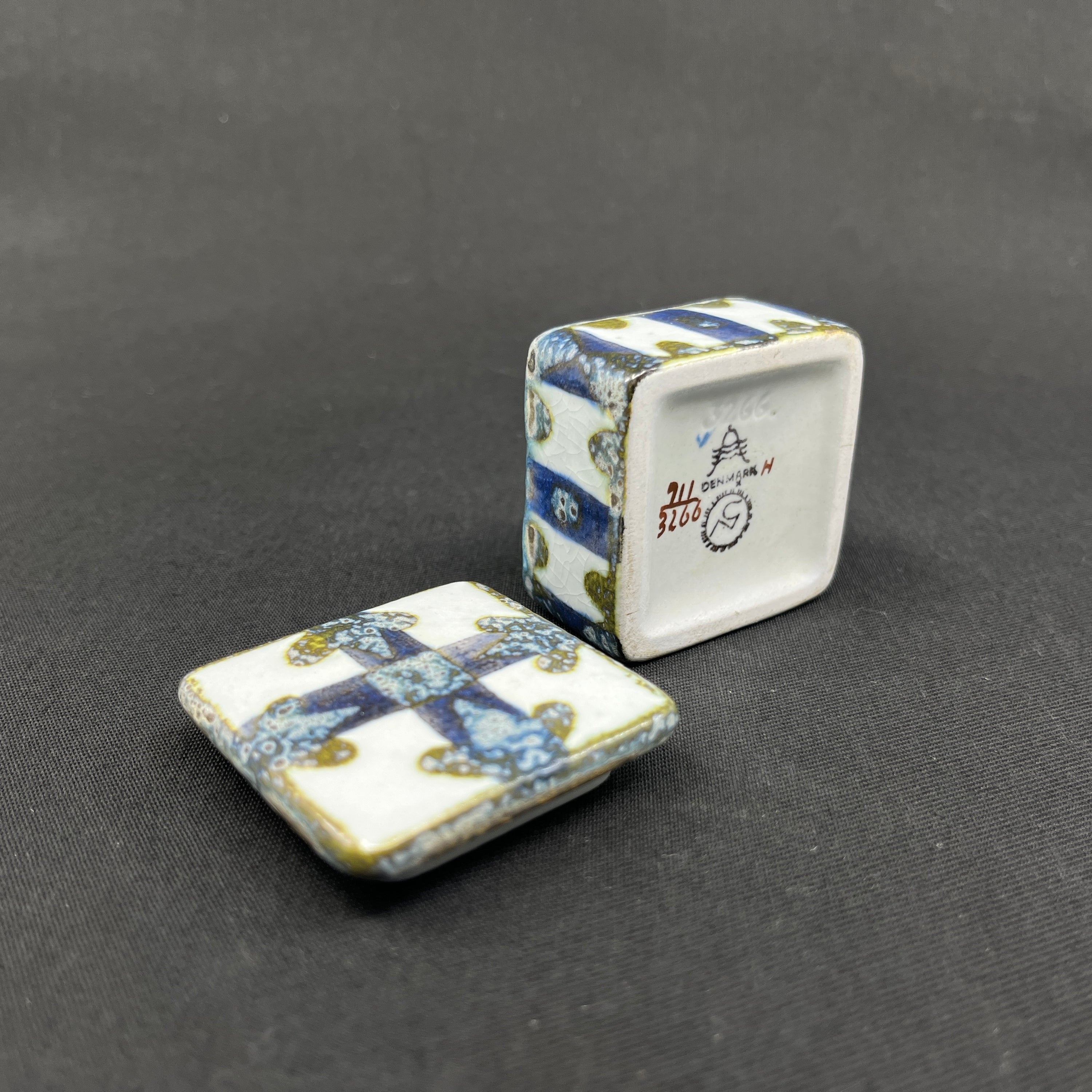 Lille baca lågkrukke - grønlig